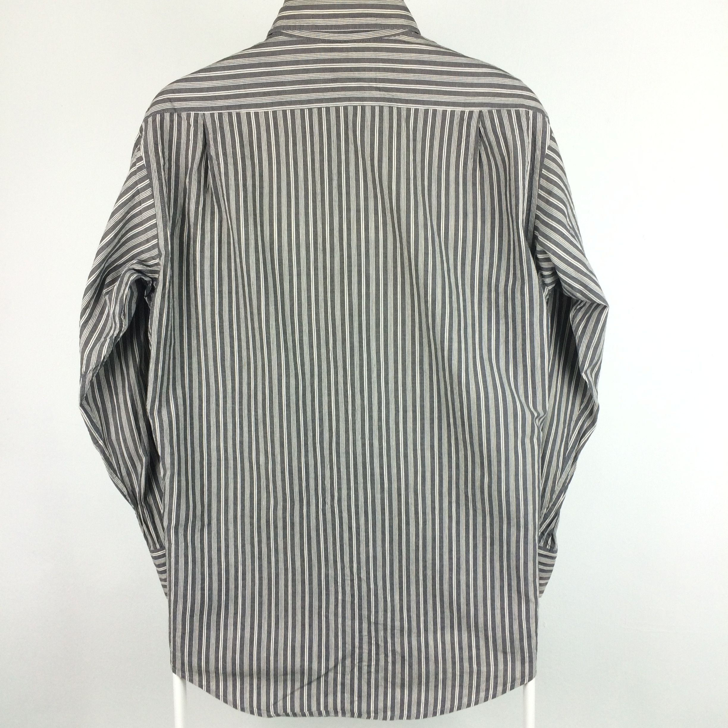 Burberry × Vintage I11 BURBERRYS VINTAGE STRIPED PREMIUM CASUAL SHIRT Size US L / EU 52-54 / 3 - 4 Thumbnail