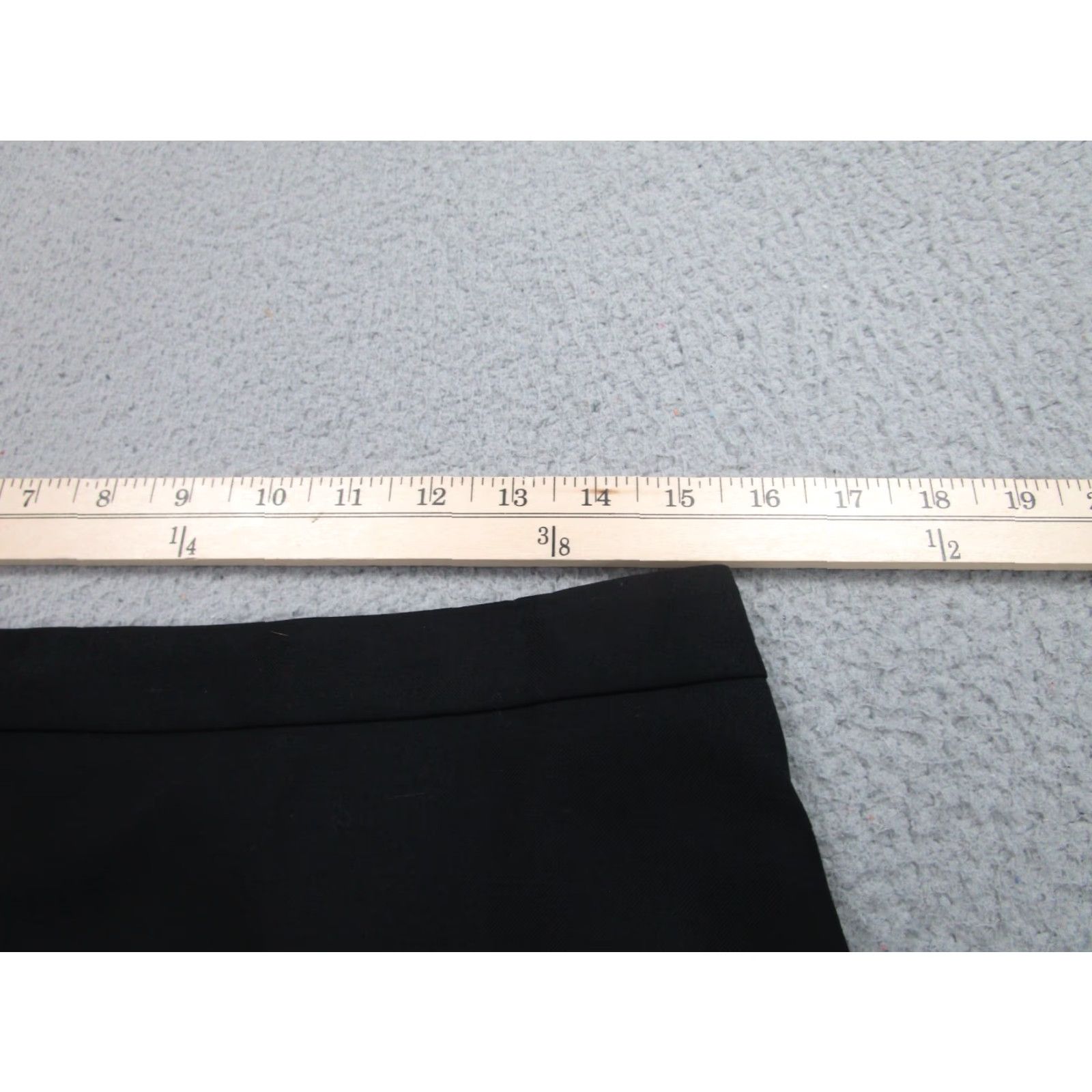 J.Crew VINTAGE J. Crew Skirt Womens 6 Black Wool Pencil Knee Length Zip Zipper Career Business Formal Style Straight & Pencil Lined Size 28" / US 6 / IT 42 - 2 Thumbnail