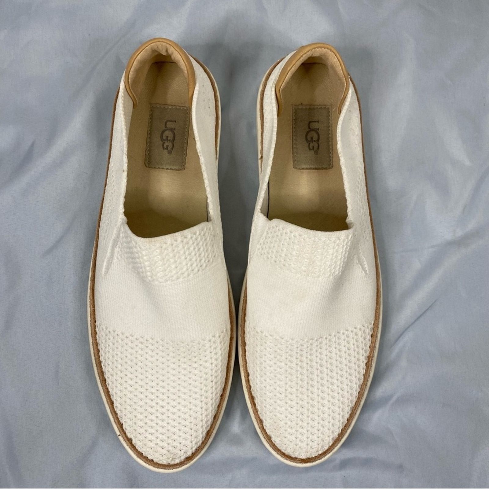 Ugg Ugg Australia Sammy Chevron Sneaker White Slip On Size 7.5 Size US 7.5 / IT 37.5 - 4 Thumbnail