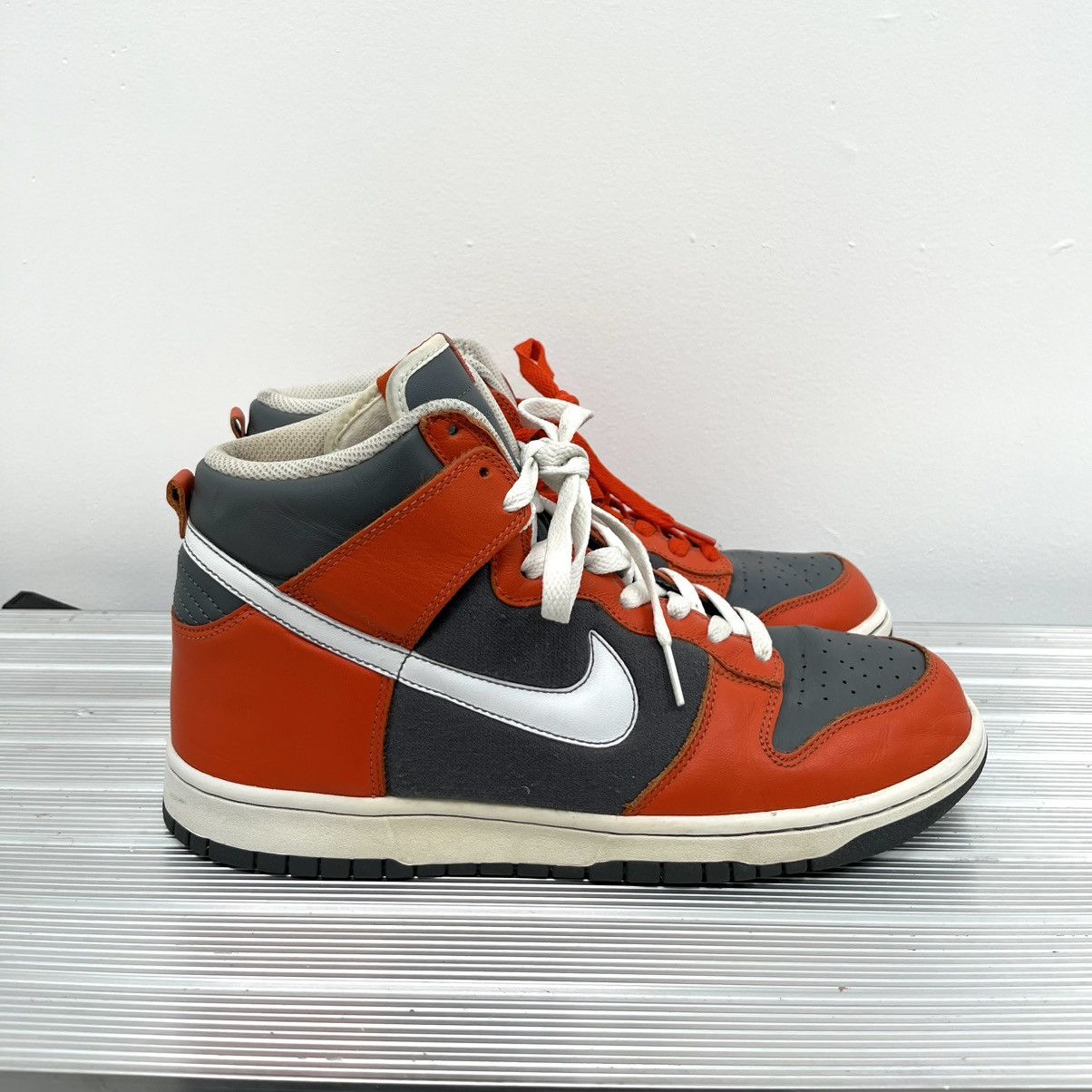 Nike Nike Dunk High College Orange Flint Gray Syracuse 2006 Size US 10 / EU 43 - 5 Thumbnail