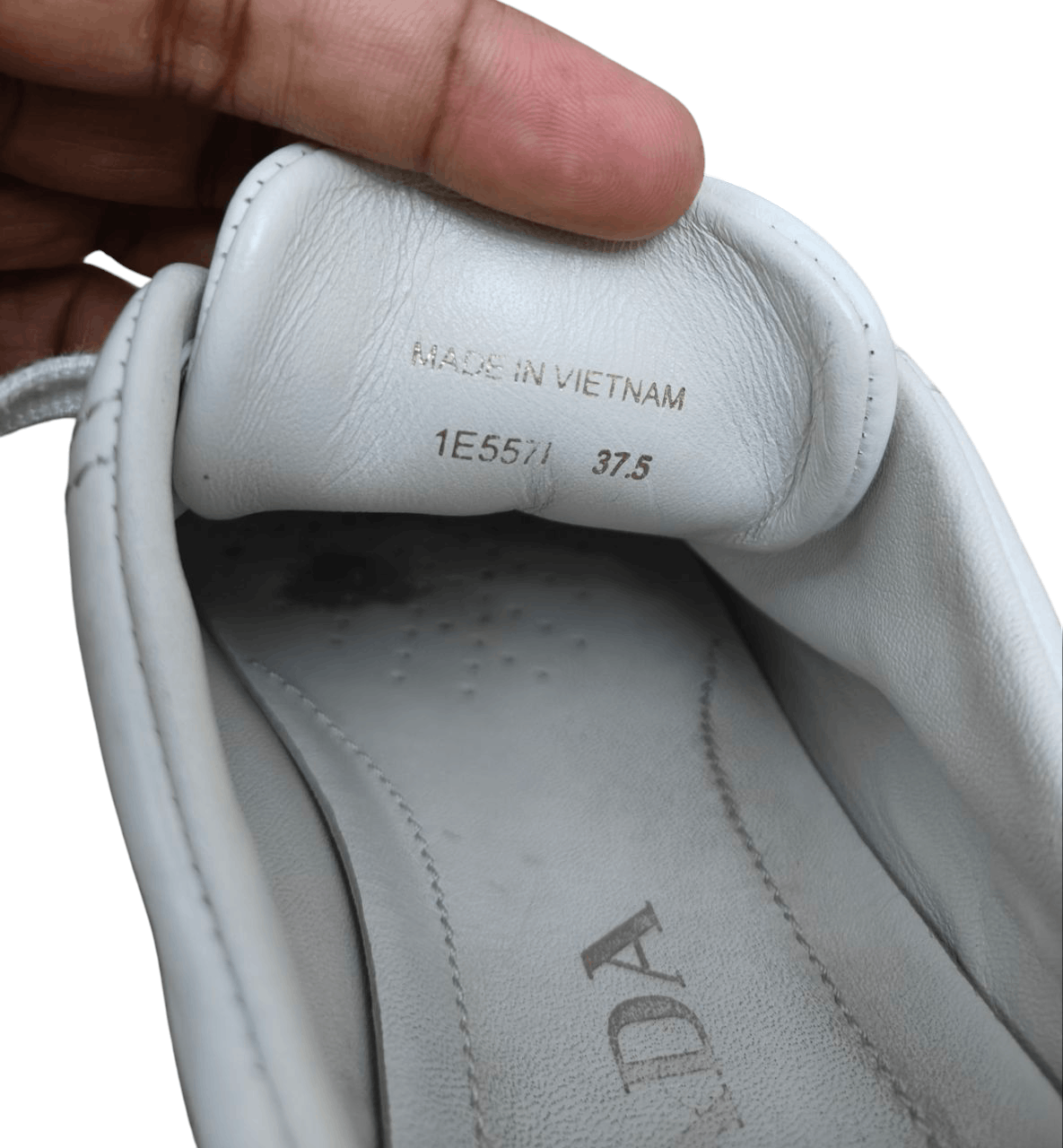 Prada Prada Leather Sneaker Size US 7.5 / IT 37.5 - 7 Thumbnail