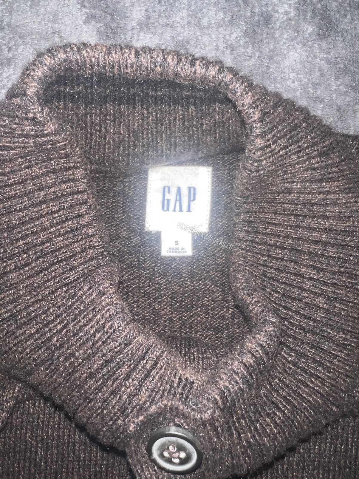 Gap Men’s GAP half button collar sweater Size US S / EU 44-46 / 1 - 2 Thumbnail