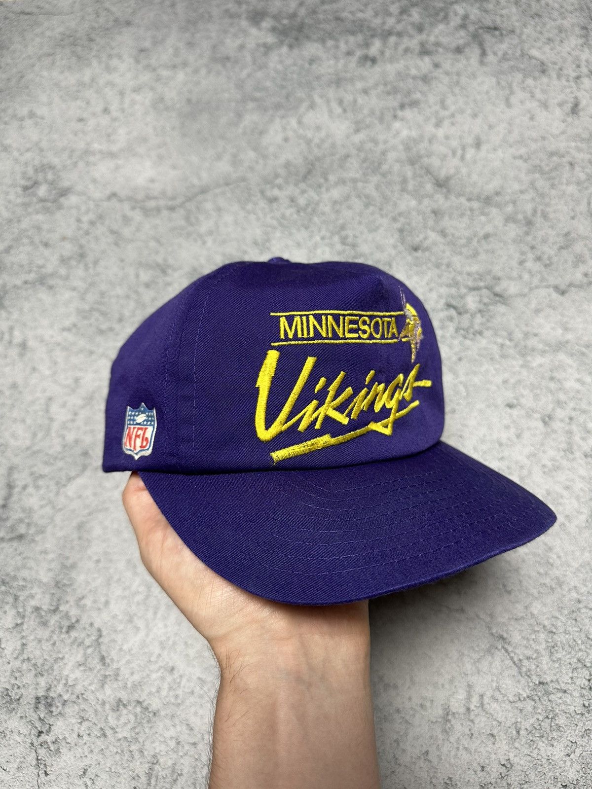 NFL Vintage Minnesota Vikings NFL 80s Euro Cap Hat Size ONE SIZE - 2 Thumbnail