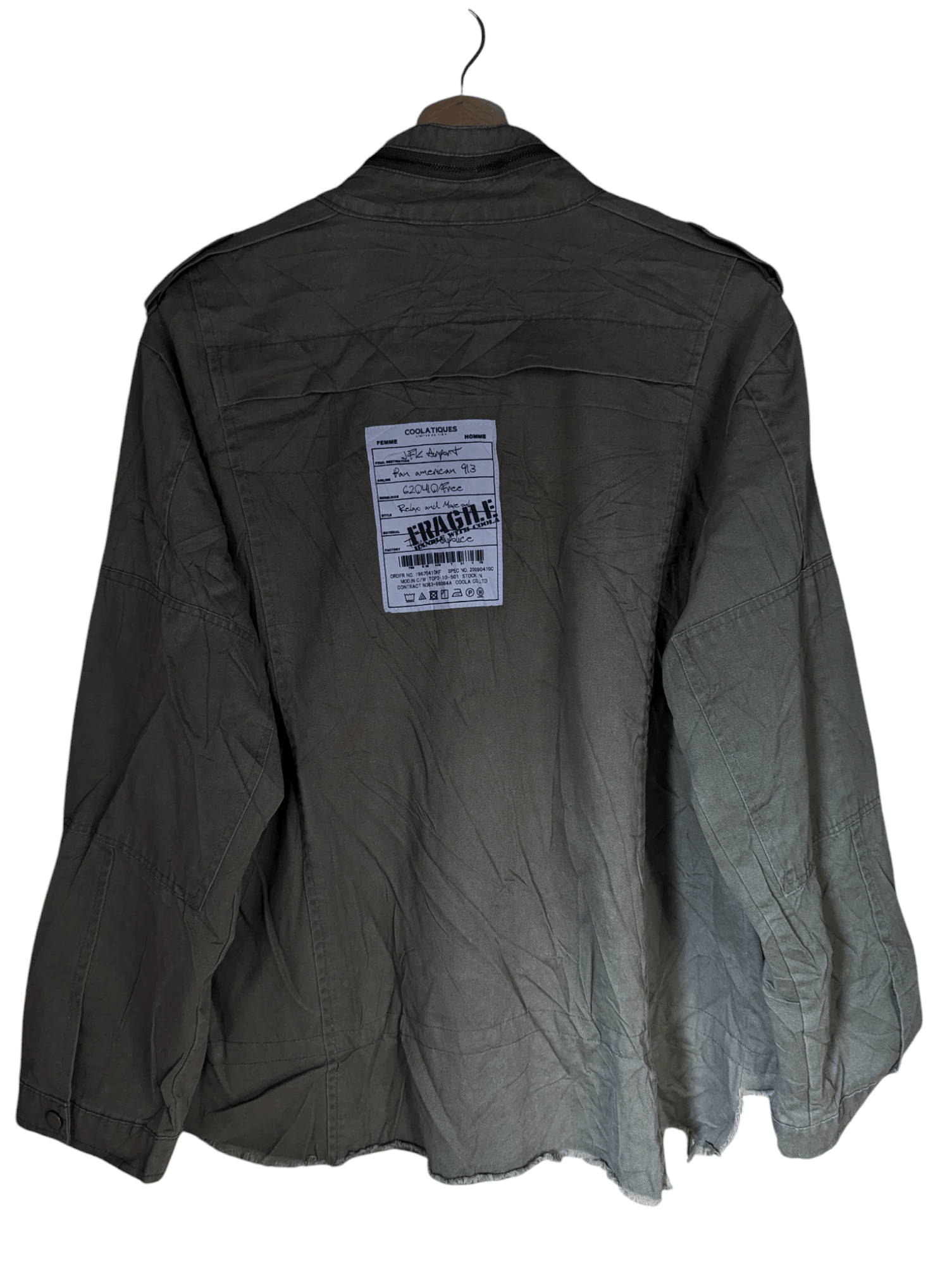 Handmade COOLA KOREAN STYLE ARMY LIMITED EDITION JACKET Size US L / EU 52-54 / 3 - 2 Thumbnail