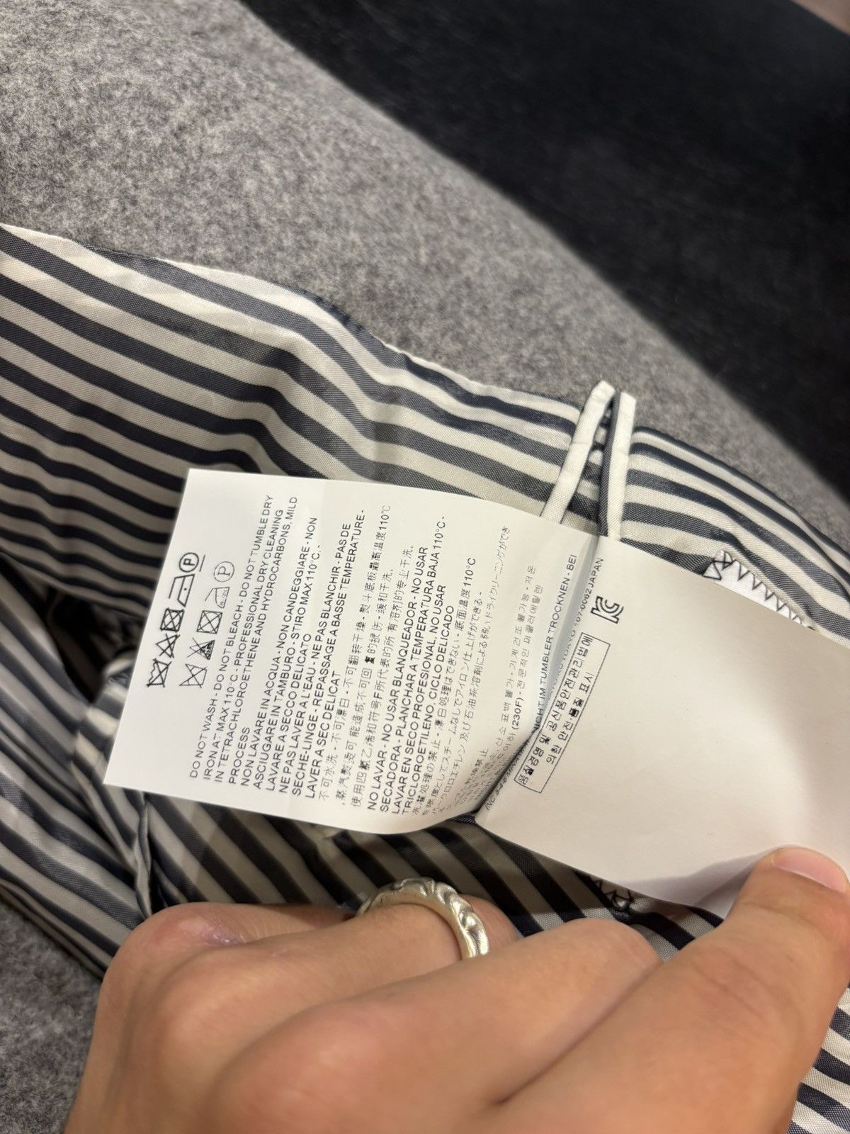 Thom Browne Thom Browne Wool Coat Size US XXS / EU 40 - 6 Thumbnail
