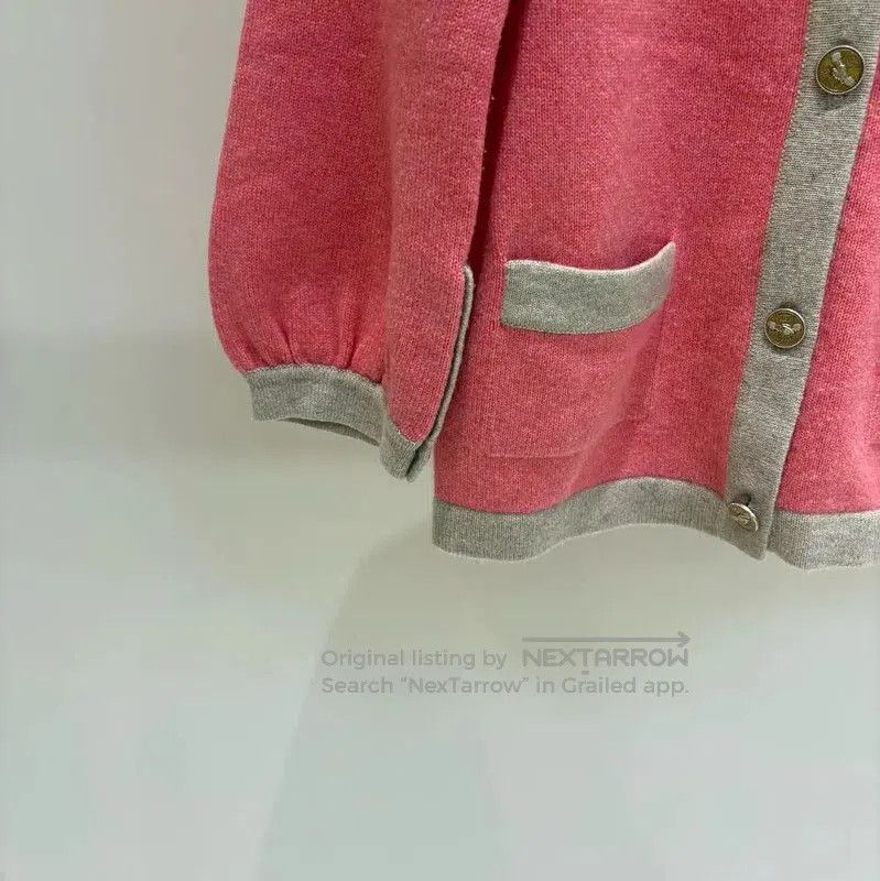 Chanel Chanel Pink Cashmere Long Sleeve Cardigan . Size M / US 6-8 / IT 42-44 - 3 Thumbnail