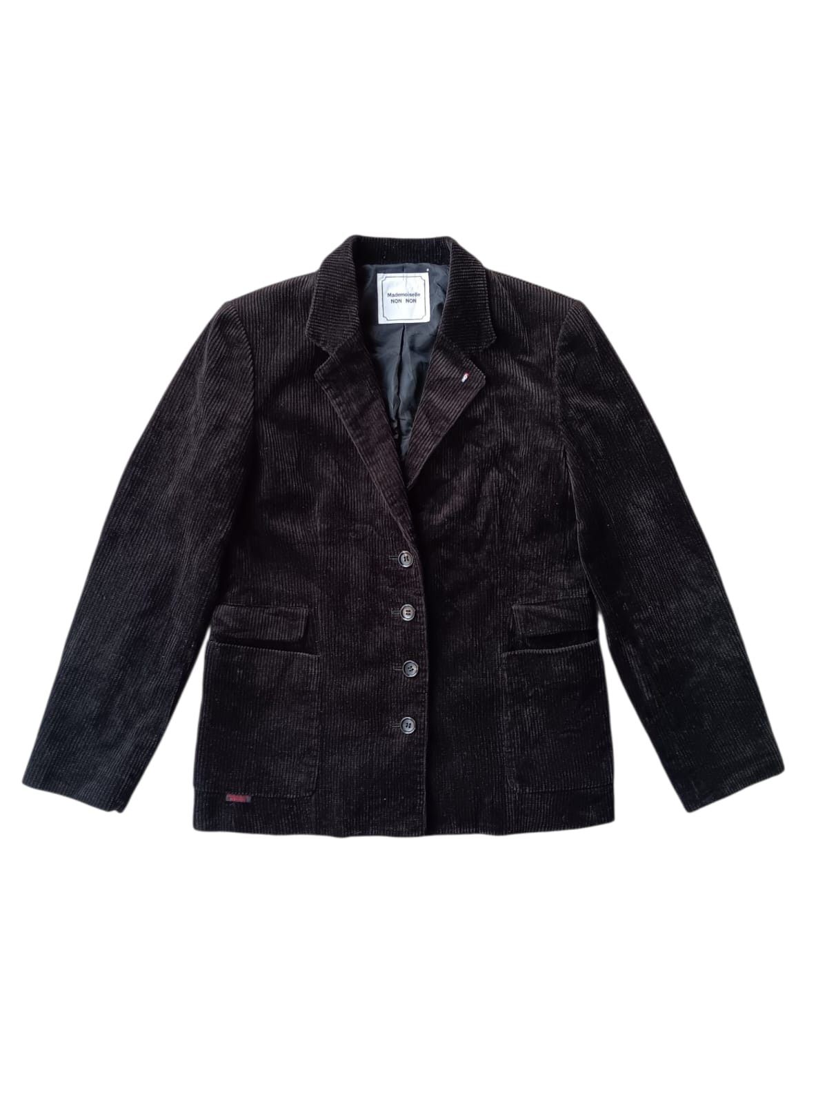 Mademoiselle Non Non Rare mademoiselle non non corduroy black blazer jacket Size US S / EU 44-46 / 1 - 1 Thumbnail