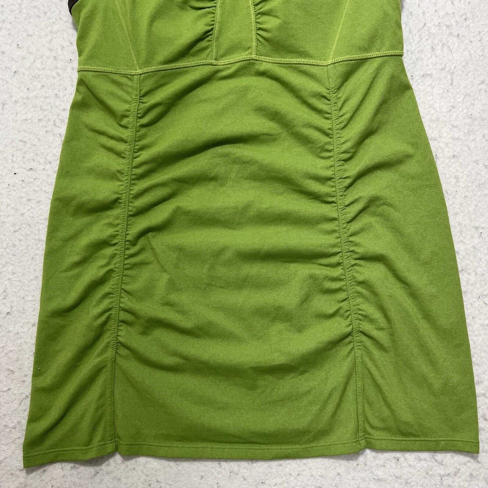 Gap Athleta Crossback Athletic Tank Top Green + Gray Logo Shirt Size S / US 4 / IT 40 - 4 Thumbnail