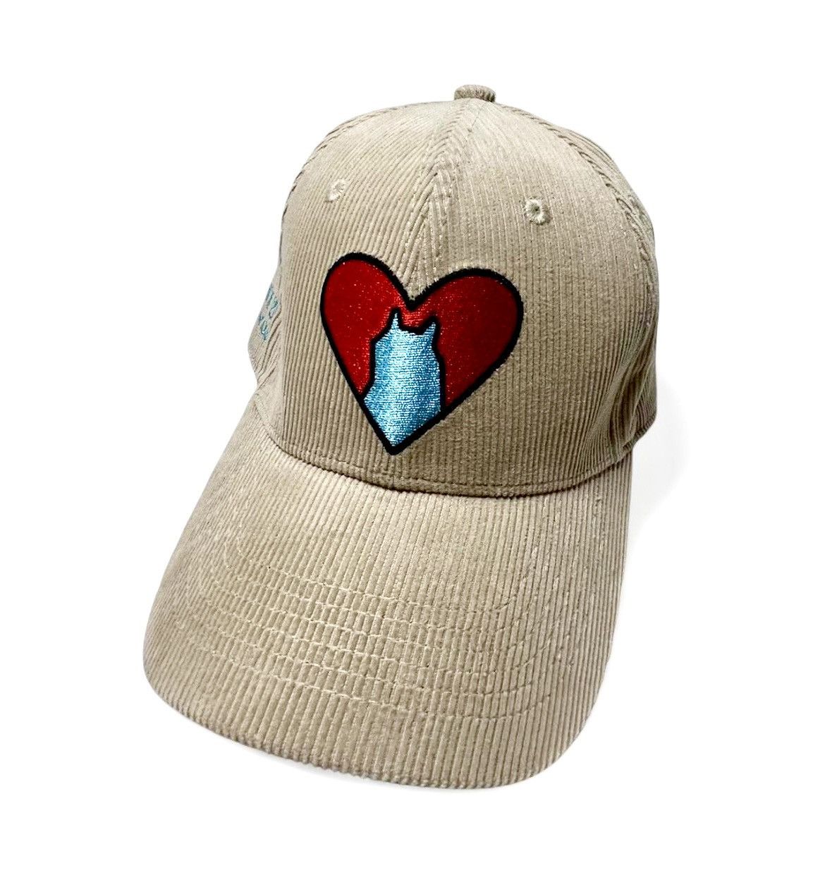 Other Doge Day 2024 Corduroy Dad Hat Tan Heart Patch Strapback Size ONE SIZE - 5 Thumbnail