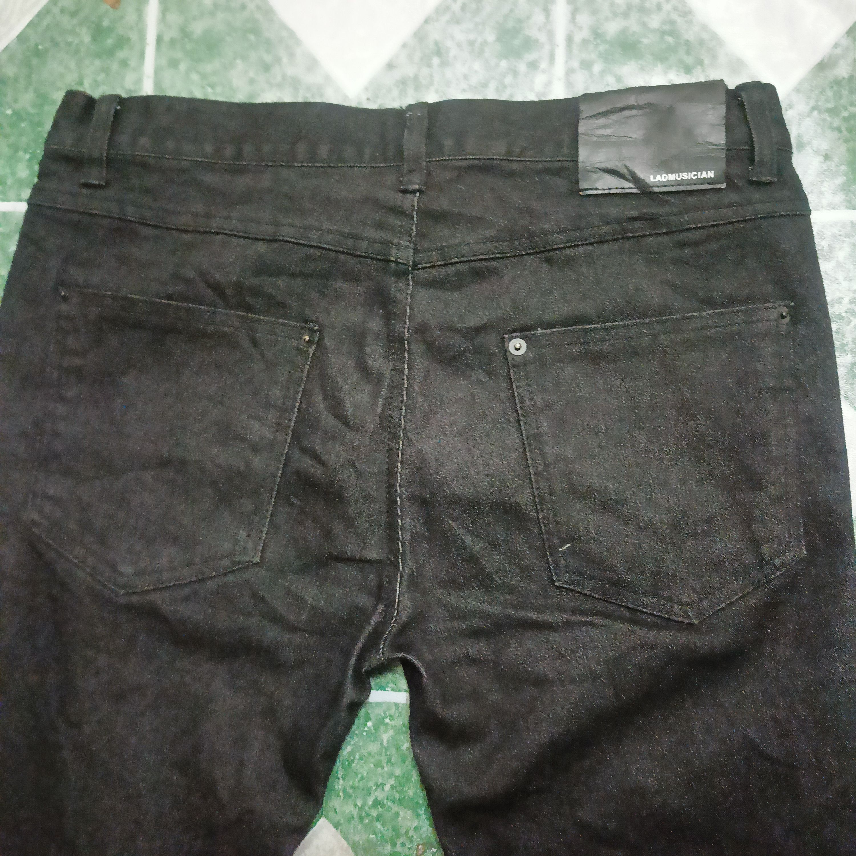 Japanese Brand × Lad Musician Lad Musician Black Stretchable Skinny Jeans Size US 30 / EU 46 - 11 Thumbnail