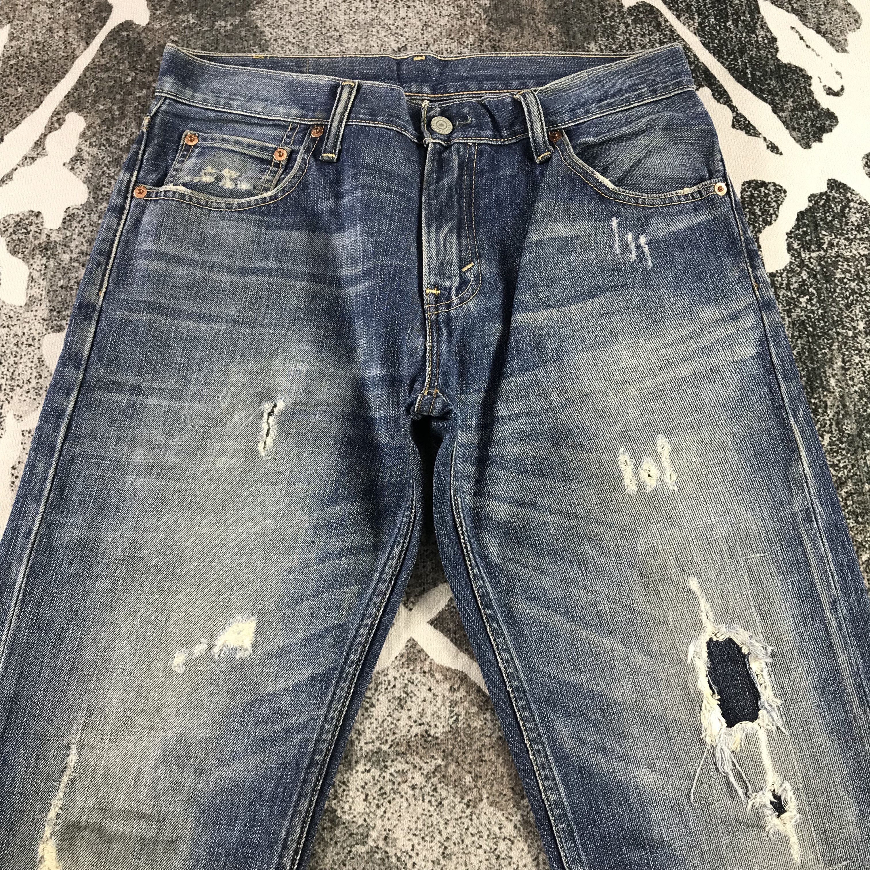 Vintage Levis 507 Jeans Distessed Denim KJ3381
