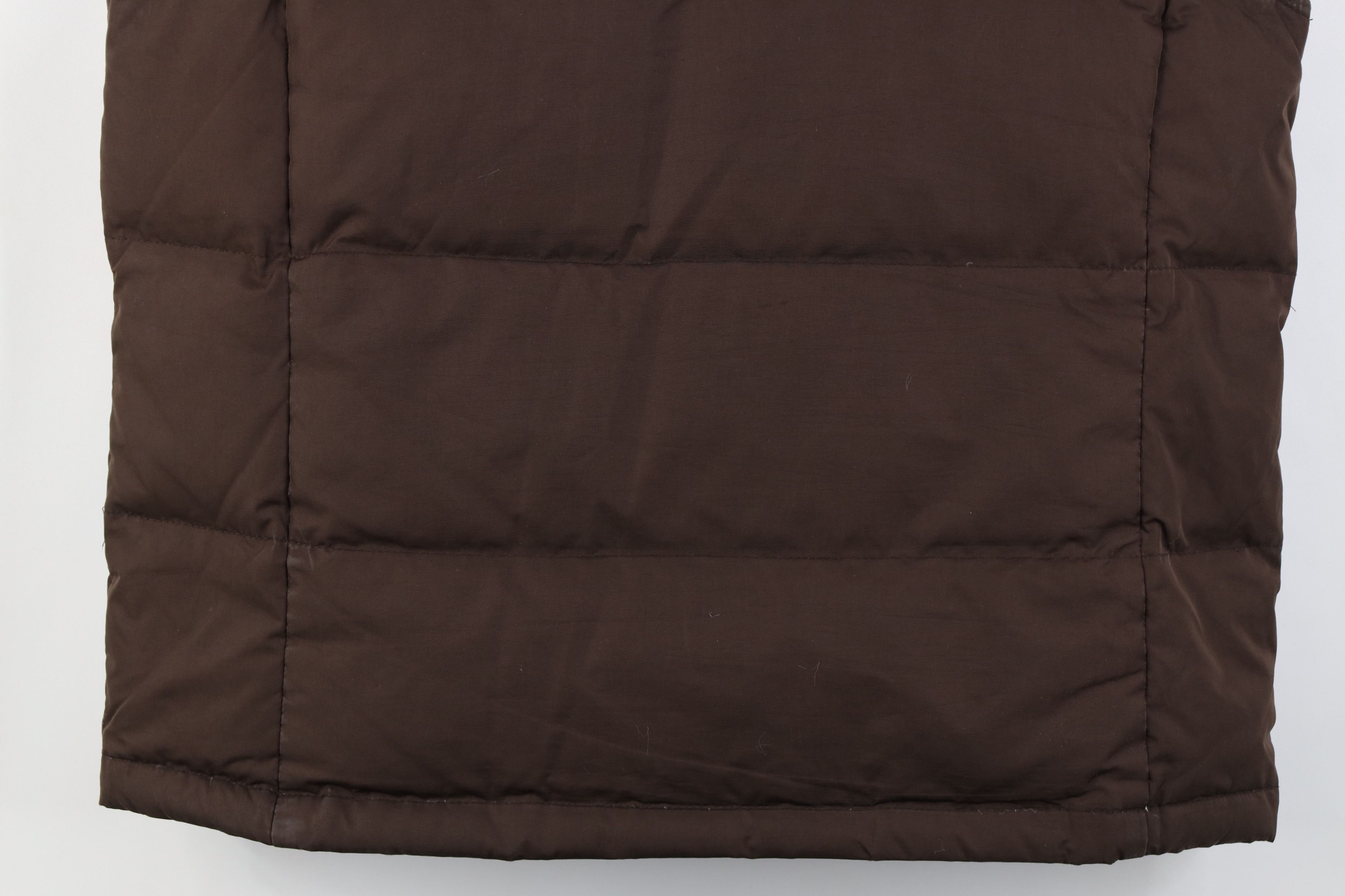 Gap Vintage Y2K Gap Duck Down Hooded Puffer Vest Jacket Brown Size M / US 6-8 / IT 42-44 - 16 Thumbnail