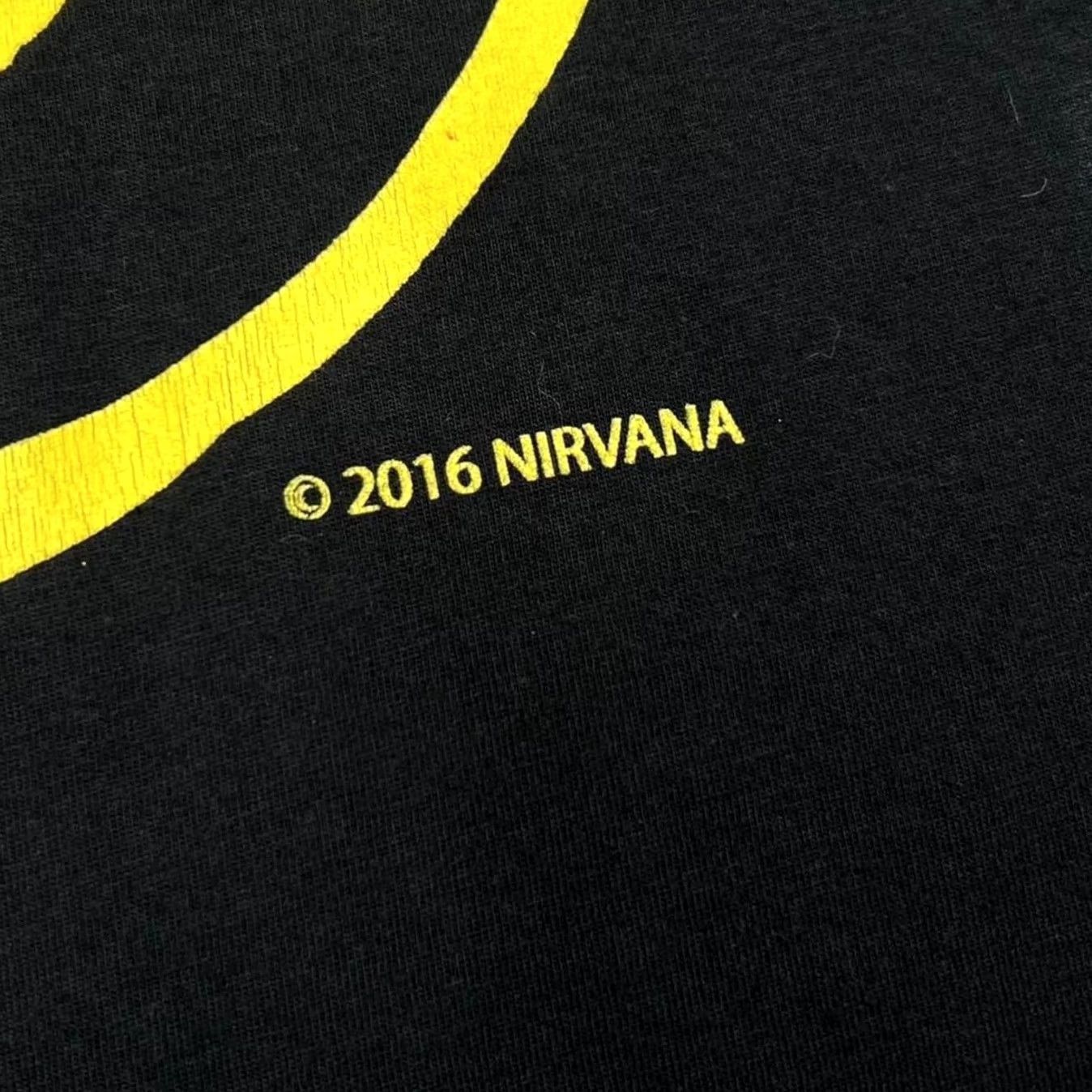 Logo 7 Nirvana T-Shirt Medium Black Grunge Alternative Rock Music Band Logo Graphic Size US M / EU 48-50 / 2 - 3 Thumbnail