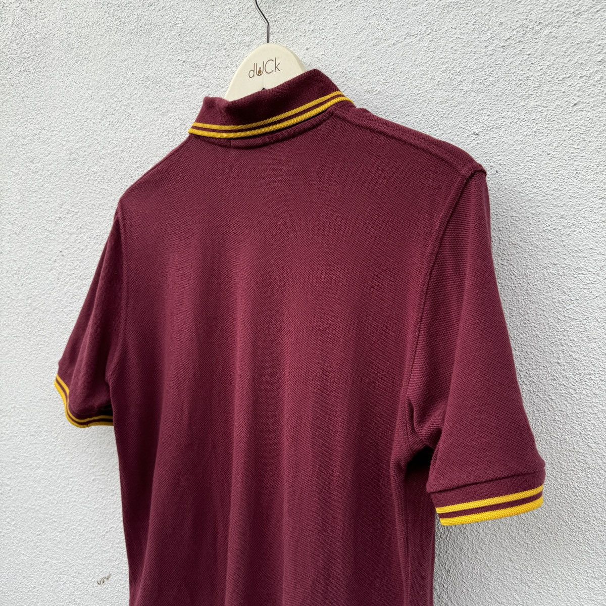Other FRED PERRY 'M12' Classic Twin Tapped Maroon Polo Tee ENGLAND Size US M / EU 48-50 / 2 - 5 Thumbnail