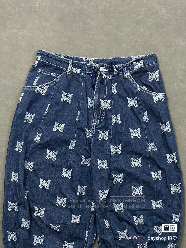 Needles Needles size M Butterfly-printed slacks Size US 38 / EU 54 - 3 Thumbnail