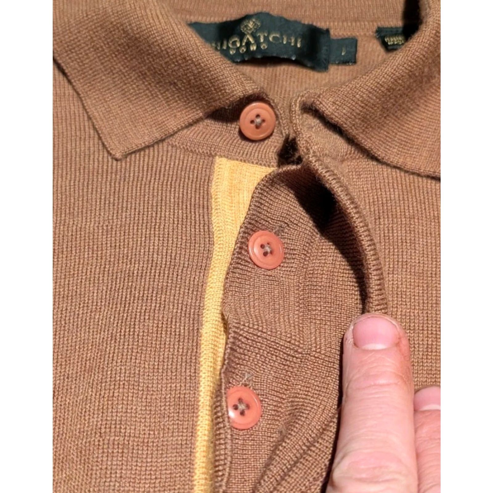BUGATCHI VINTAGE BUGATCHI UOMO Sweater Polo Shirt Men Size US L / EU 52-54 / 3 - 7 Thumbnail