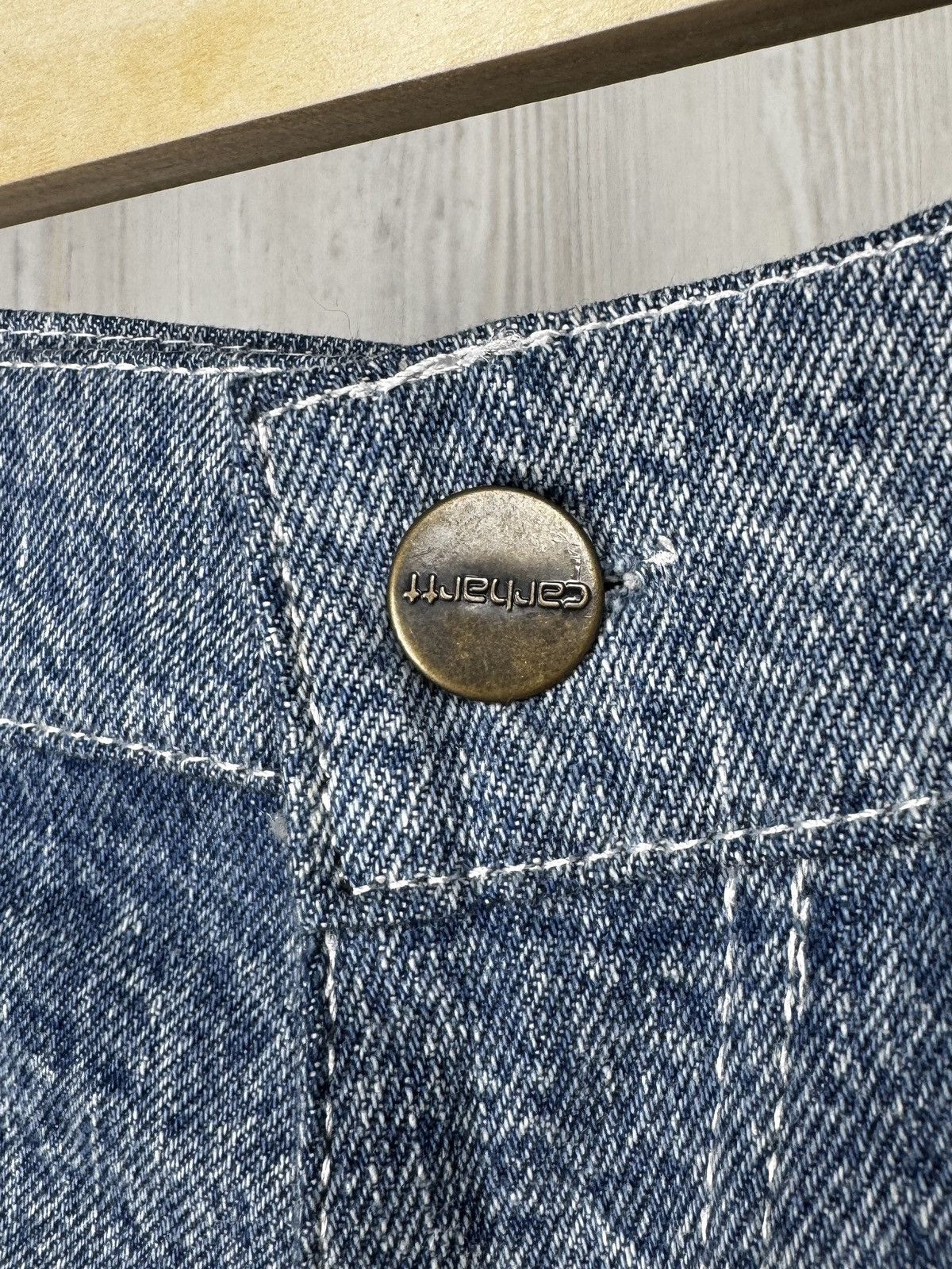 Carhartt Carhartt vinatge blue faded carpenter shorts size 30 Size US 30 / EU 46 - 6 Thumbnail