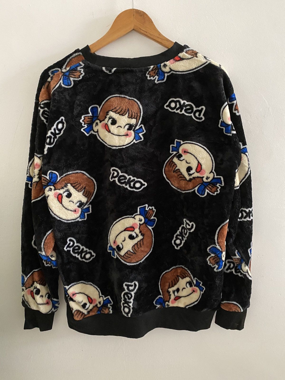 Hypebeast 🇯🇵Vintage PEKO fleece Sweatshirt full print nice designer Size US L / EU 52-54 / 3 - 5 Thumbnail