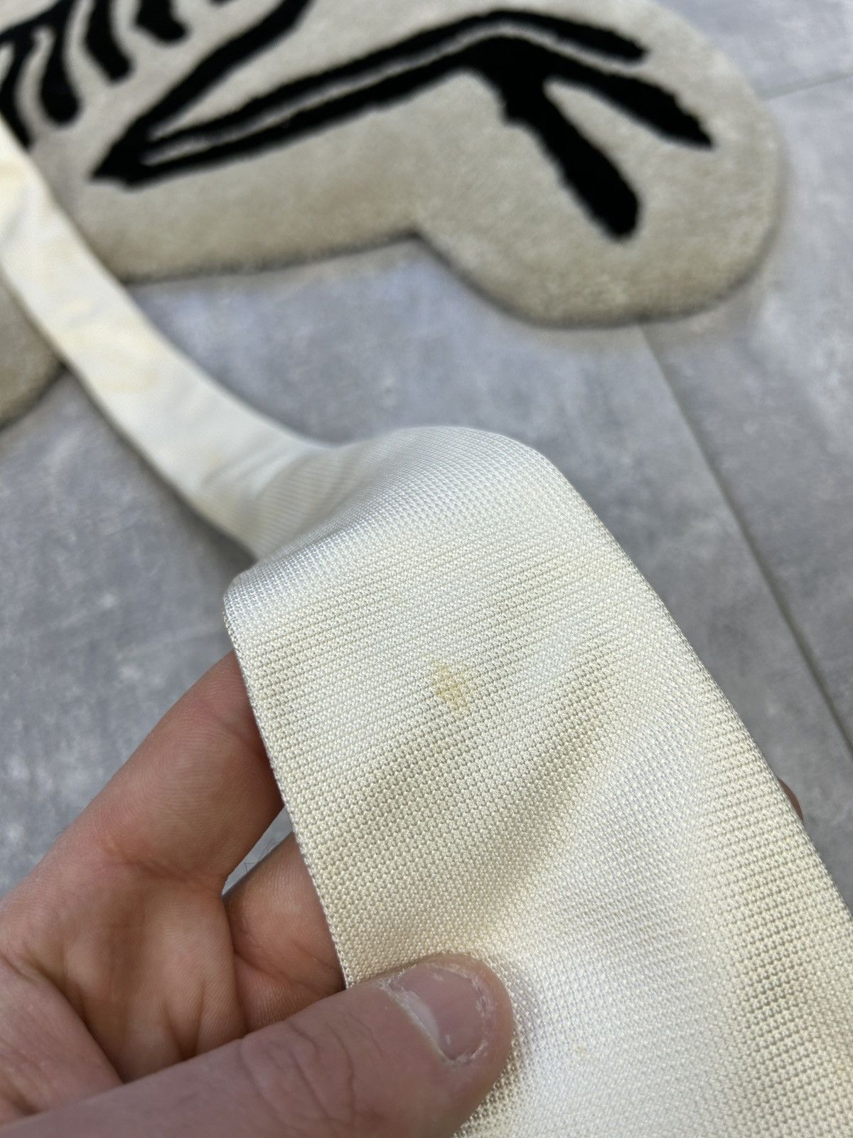 Pal Zileri × Vintage Mens Vintage Pal Zilleri tie luxury beige Size ONE SIZE - 14 Thumbnail