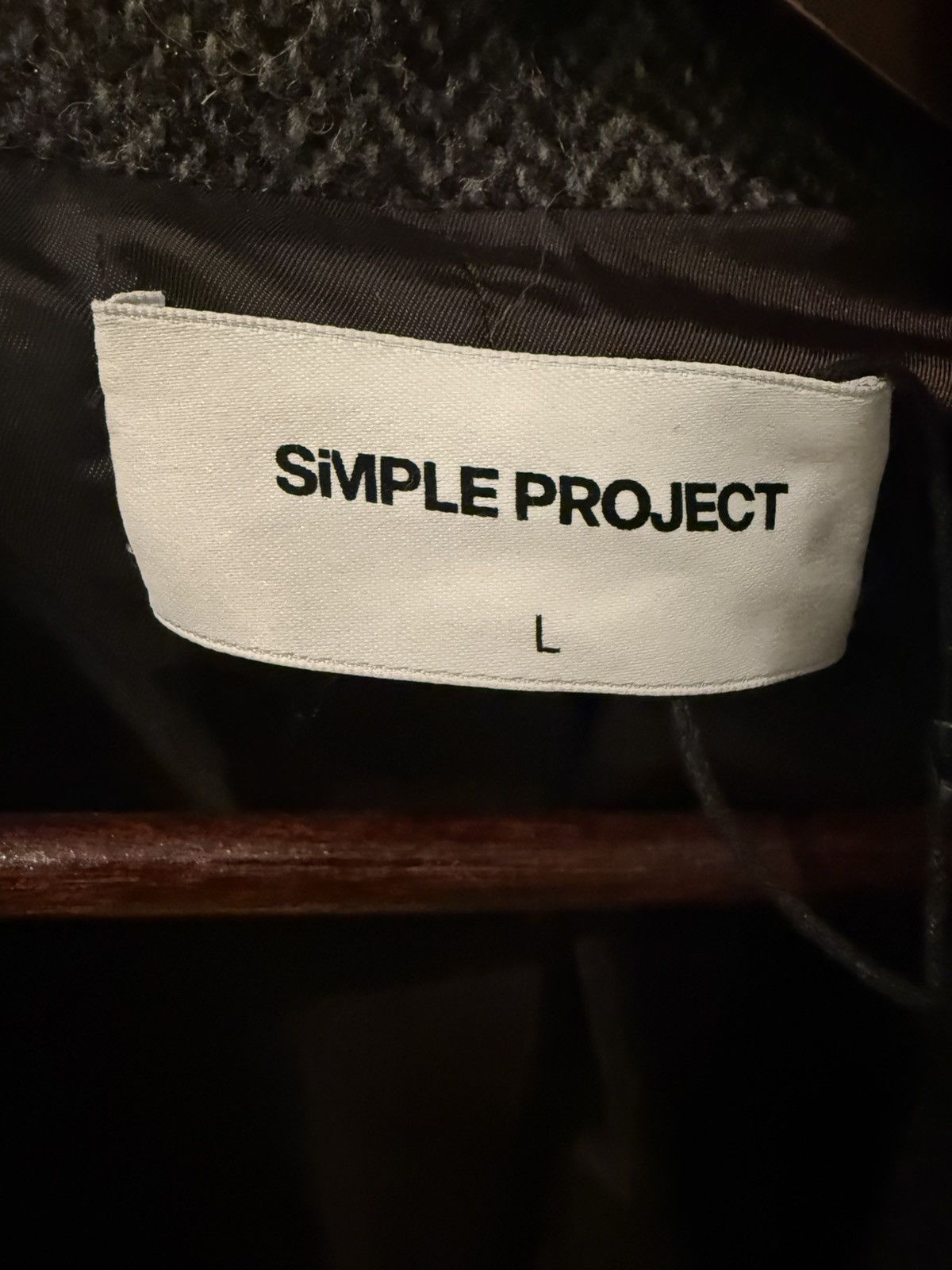 SIMPLE PROJECT Tweed long coat Size US M / EU 48-50 / 2 - 3 Thumbnail