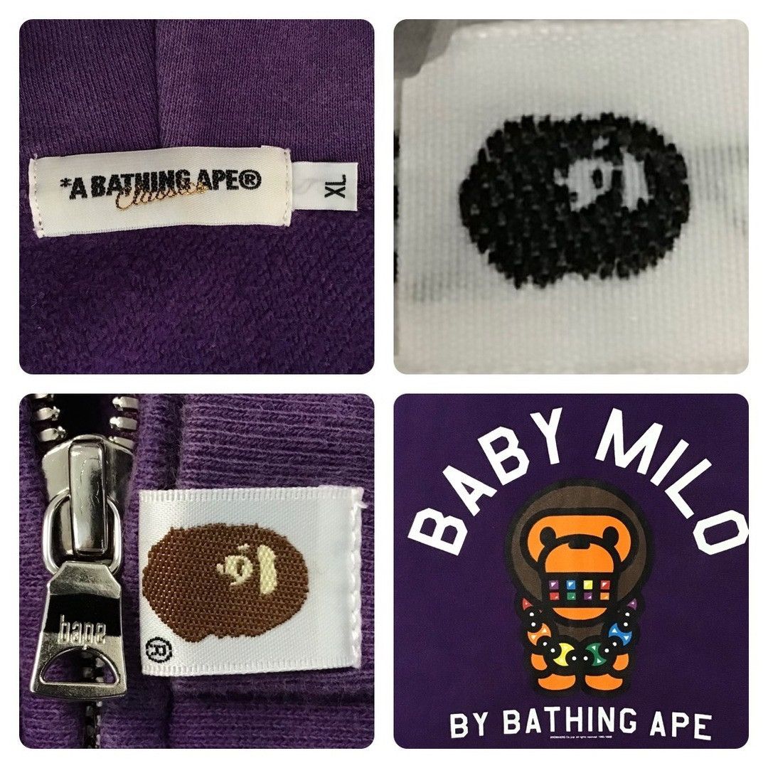 Bape BAPE Milo Full Zip Hoodie a bathing ape NIGO Size US XL / EU 56 / 4 - 7 Thumbnail