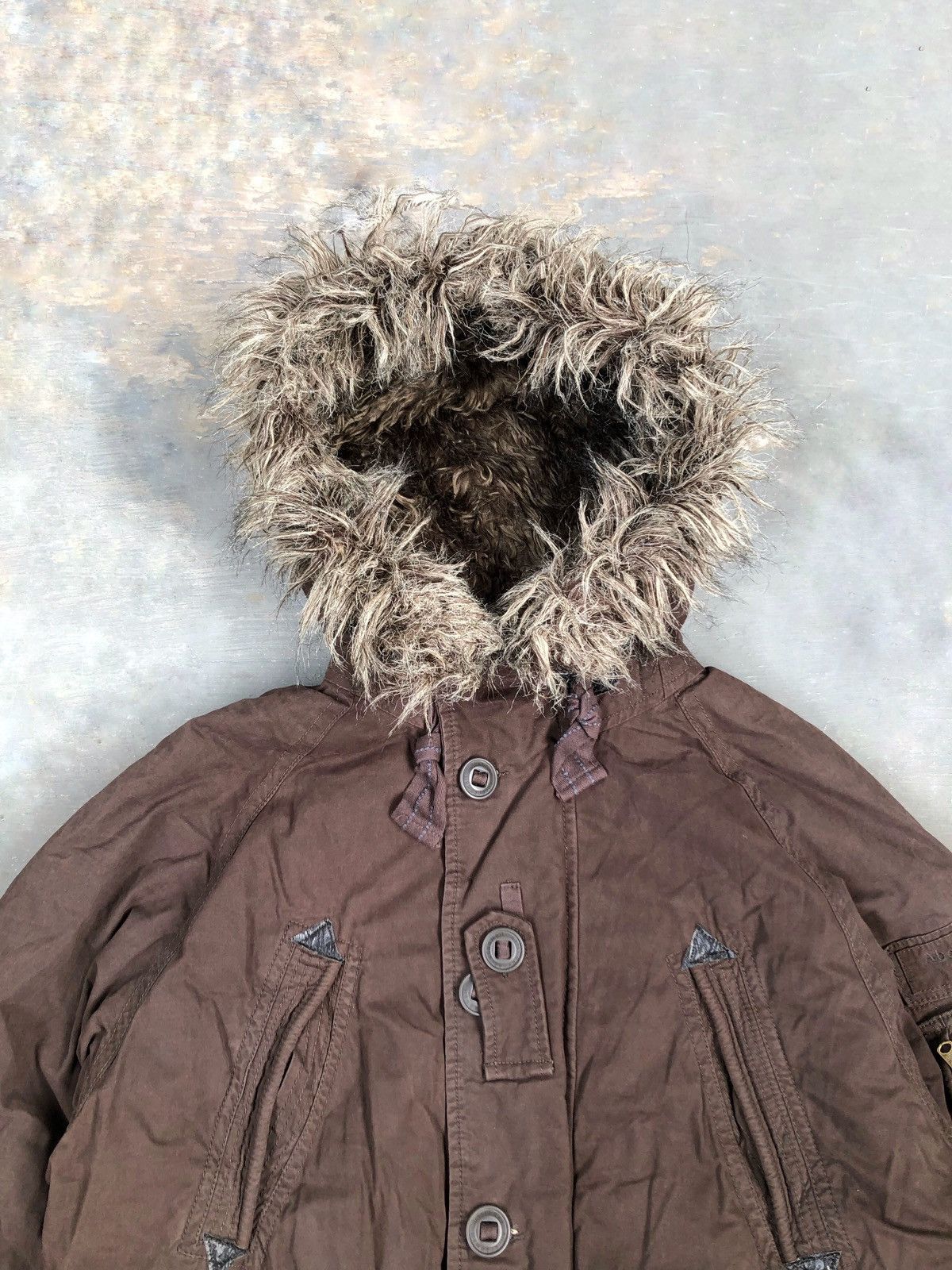 Abercrombie & Fitch MT Washington Fur Jacket