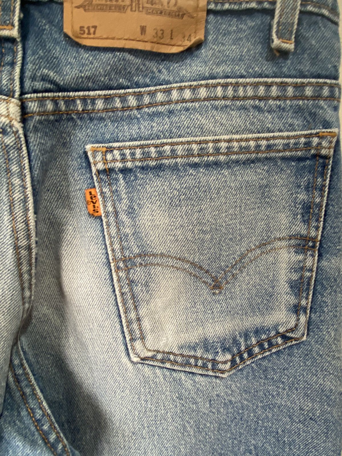 Levi's × Levi's Vintage Clothing “517 Bootcut” Orang Tab Size US 33 - 7 Thumbnail