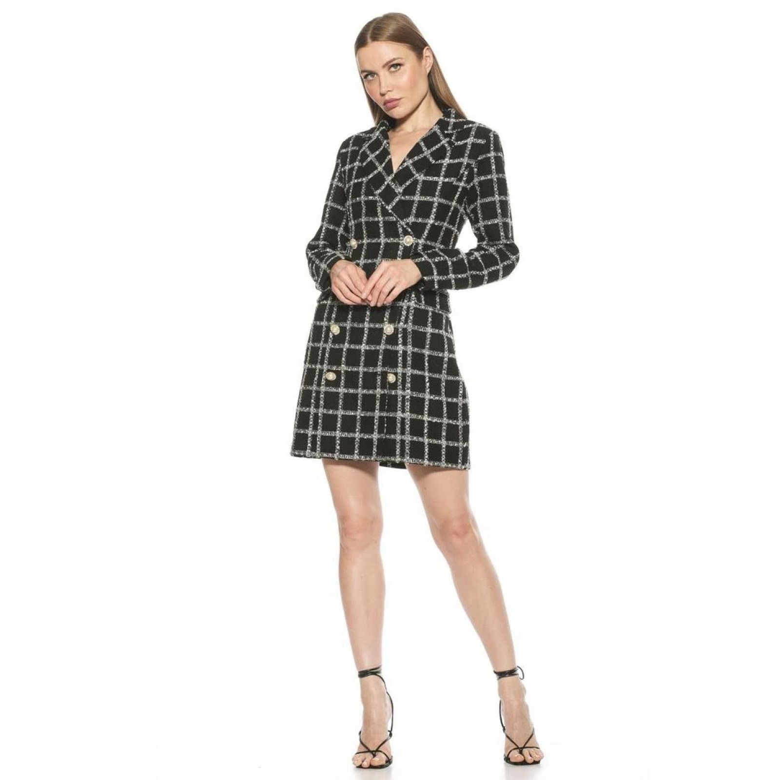 Other Alexia Admor double-breasted tweed blazer jacket Pearl Size M / US 6-8 / IT 42-44 - 1 Thumbnail