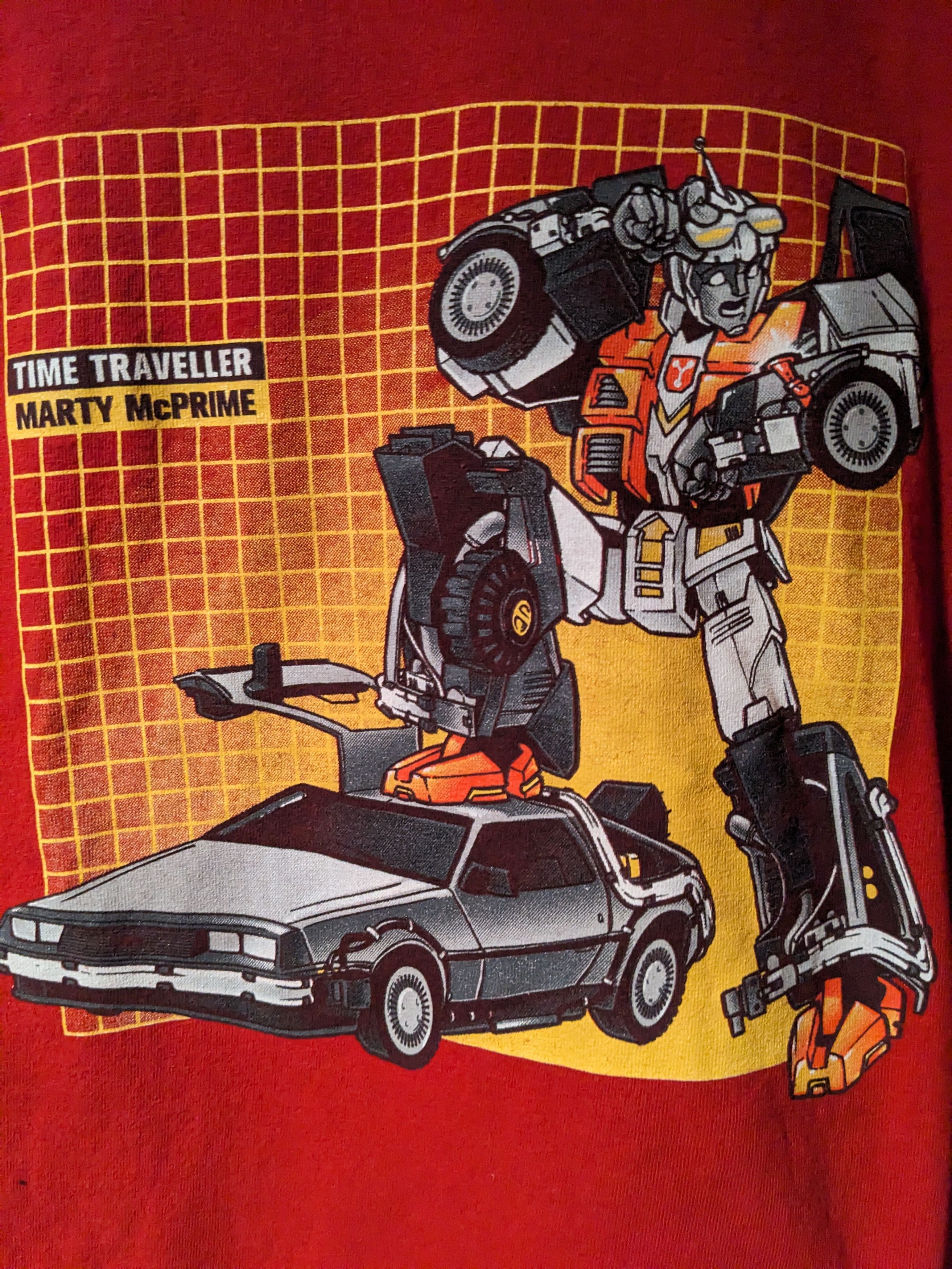 Cartoon Network × Vintage Vintage 2010's Transformers McFly Back to the Future T-Shirt Size US XL / EU 56 / 4 - 2 Thumbnail