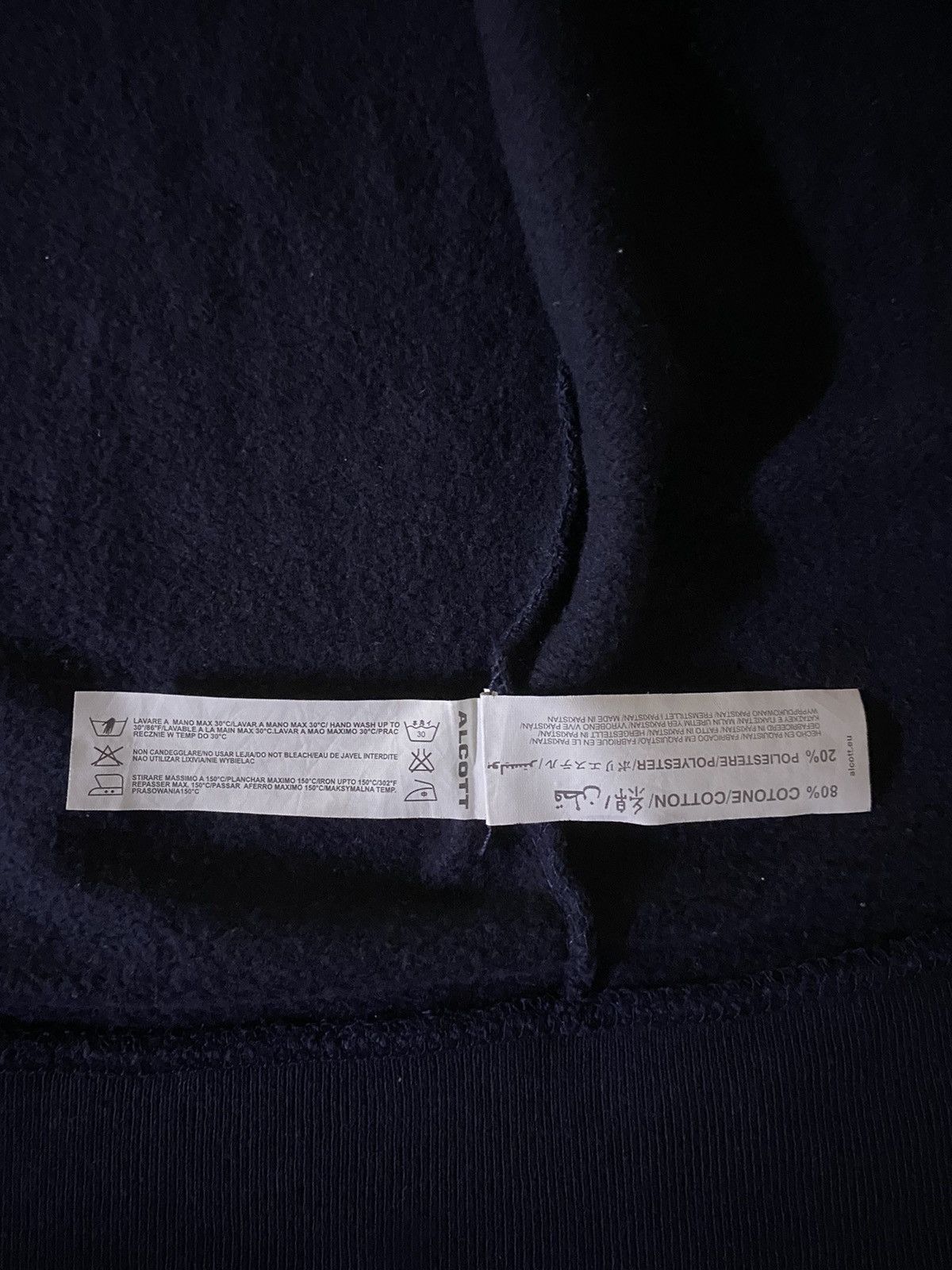Japanese Brand × Vintage Japanese Brand ALCOTT Sleeve Les Hoodie Size US L / EU 52-54 / 3 - 9 Thumbnail