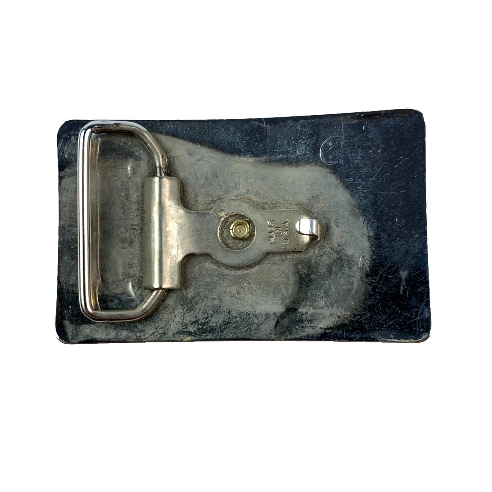 Vintage VINTAGE Horse Head Silver Gold Tone 3D Metal Belt Buckle Made in USA Unbranded Adult Unisex 1970s Silver Belt Buckle Size ONE SIZE - 4 Thumbnail