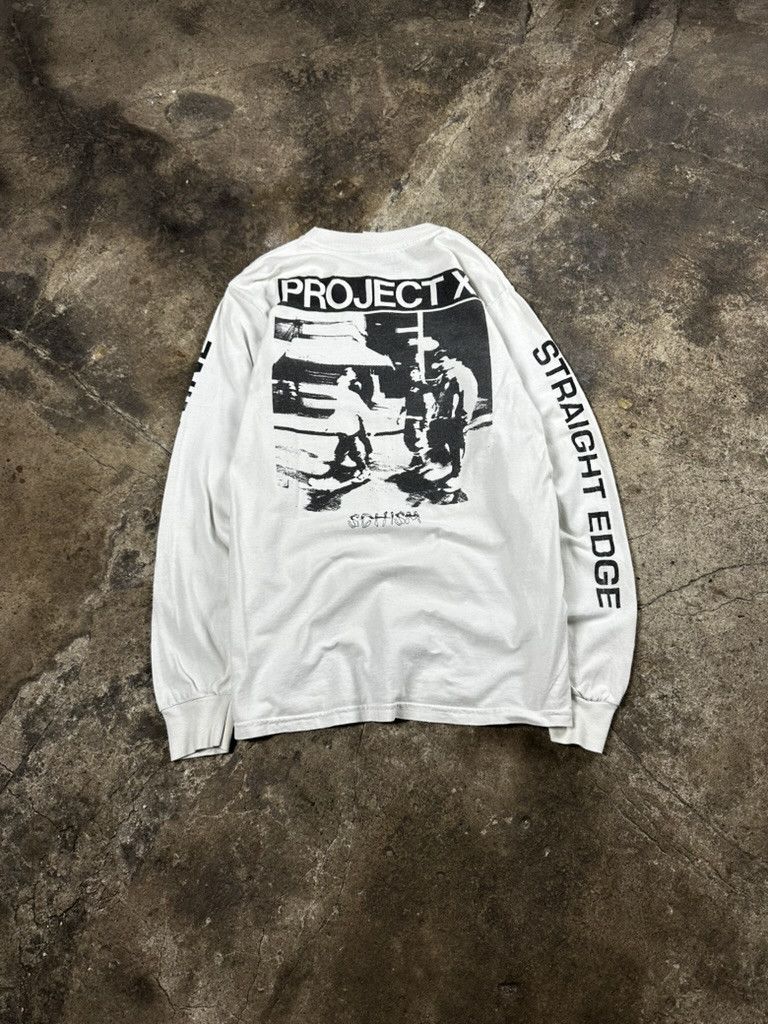 Japanese Brand Rare 2000s Project X Straight Edge Hardcore Longsleeve Size US S / EU 44-46 / 1 - 5 Thumbnail