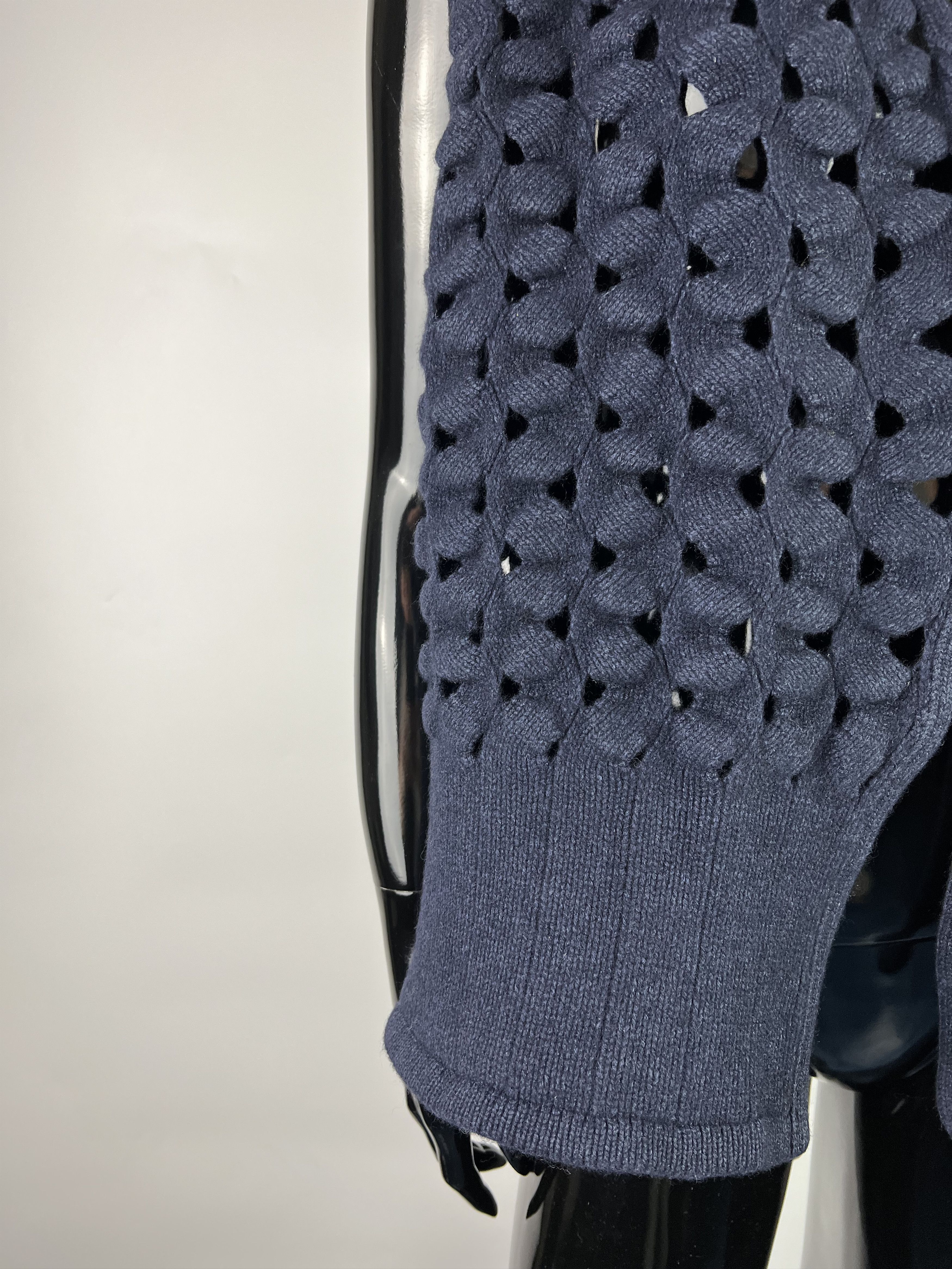 Les Copains × Vintage Les Copains Vintage Wool Silk Cashmere Knit Vest Size IT46 Size L / US 10 / IT 46 - 8 Thumbnail