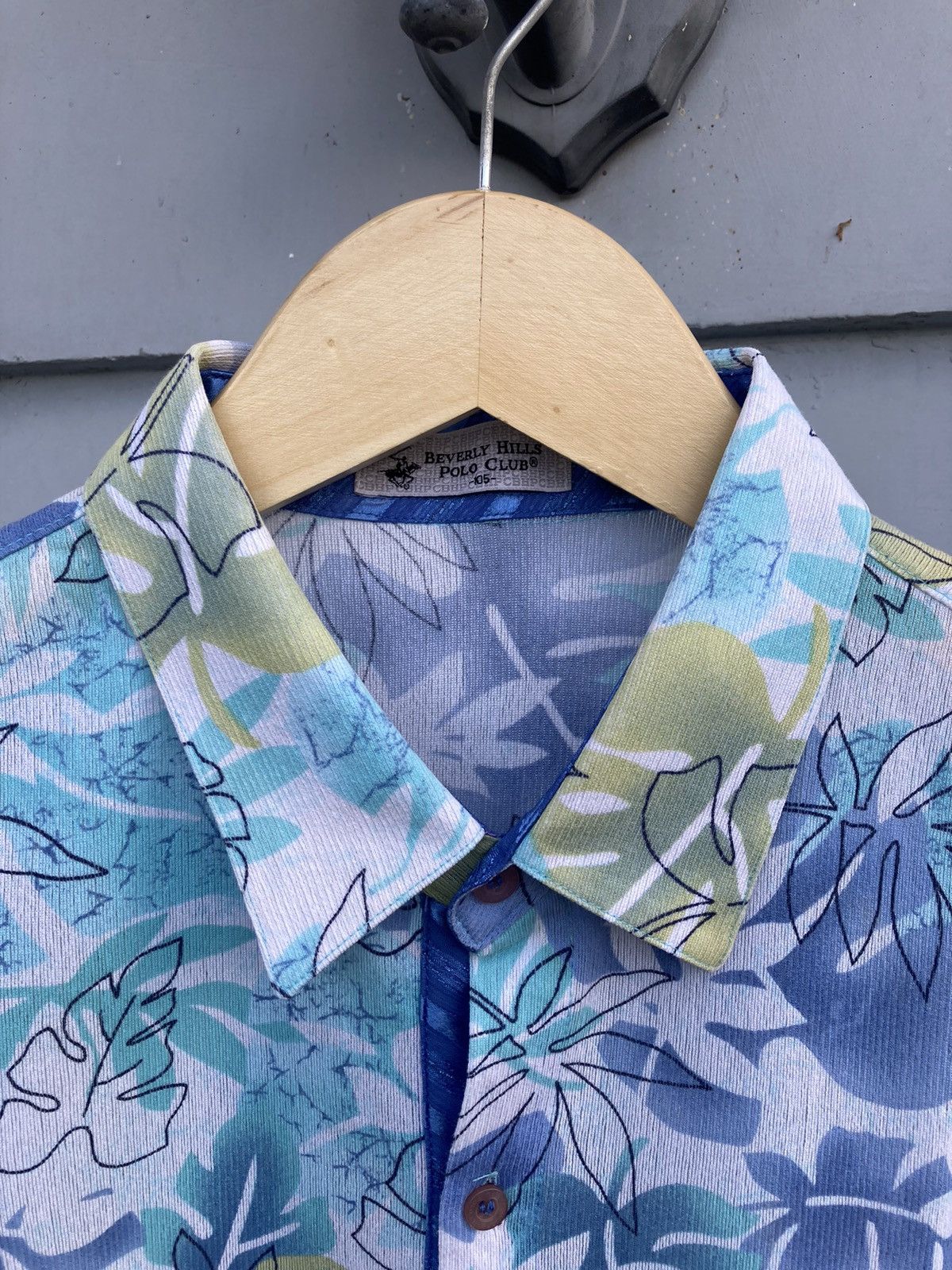 Vintage Vintage Beverly Hills Polo Club Floral Beach Luxury Designer Size US L / EU 52-54 / 3 - 2 Thumbnail
