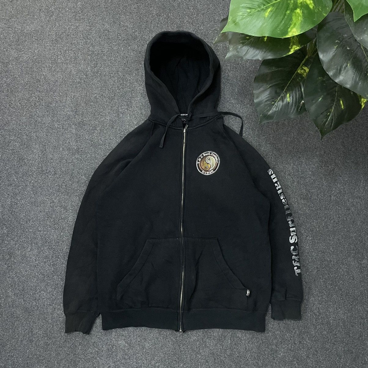 Affliction × If Six Was Nine × Japanese Brand T&C Surf Ying Yang Big Logo Zip Up Hoodie Size US L / EU 52-54 / 3 - 6 Thumbnail