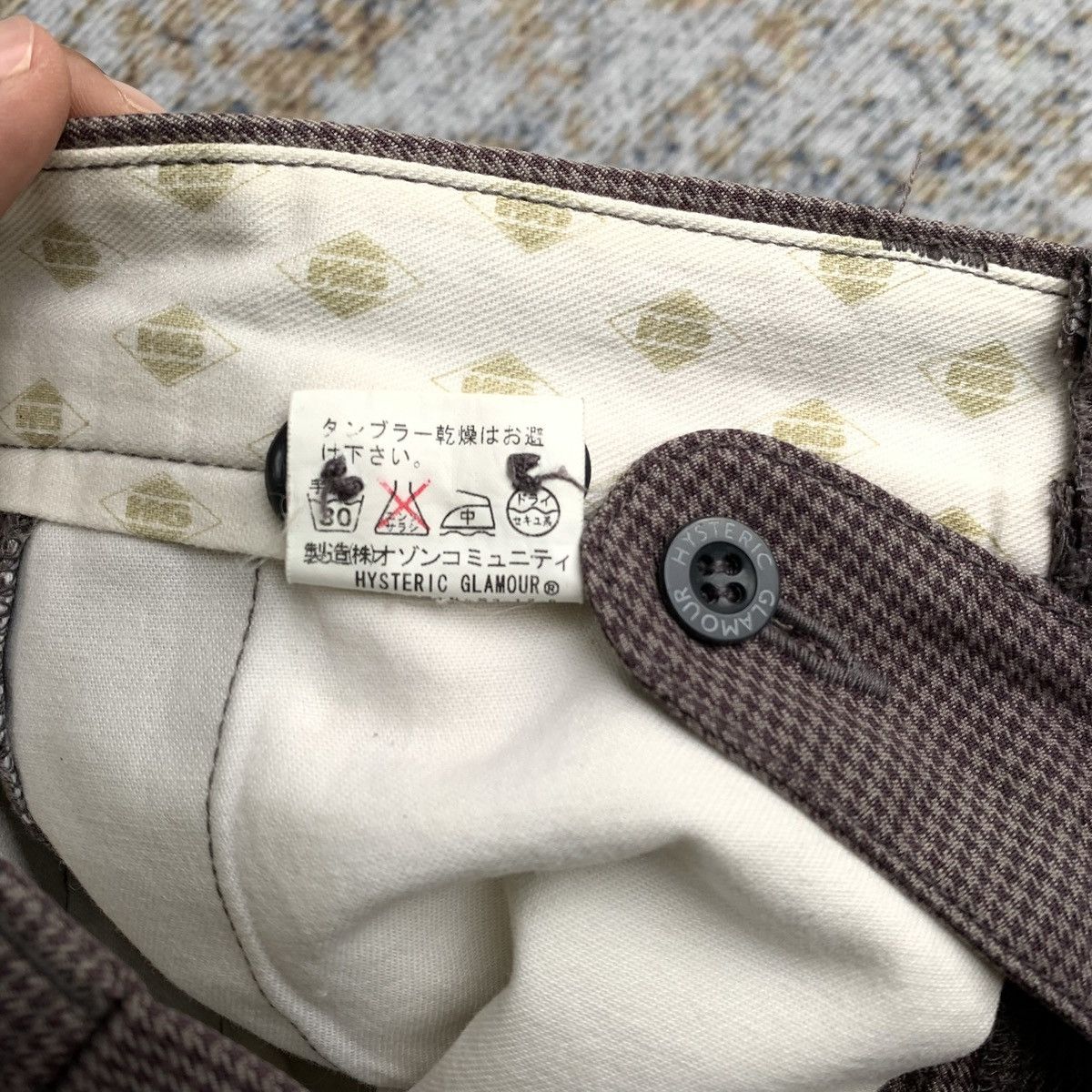 Hysteric Glamour × Japanese Brand Rare 2000s Hysteric Glamour Cargo Tartan Pants Size 29" - 10 Thumbnail