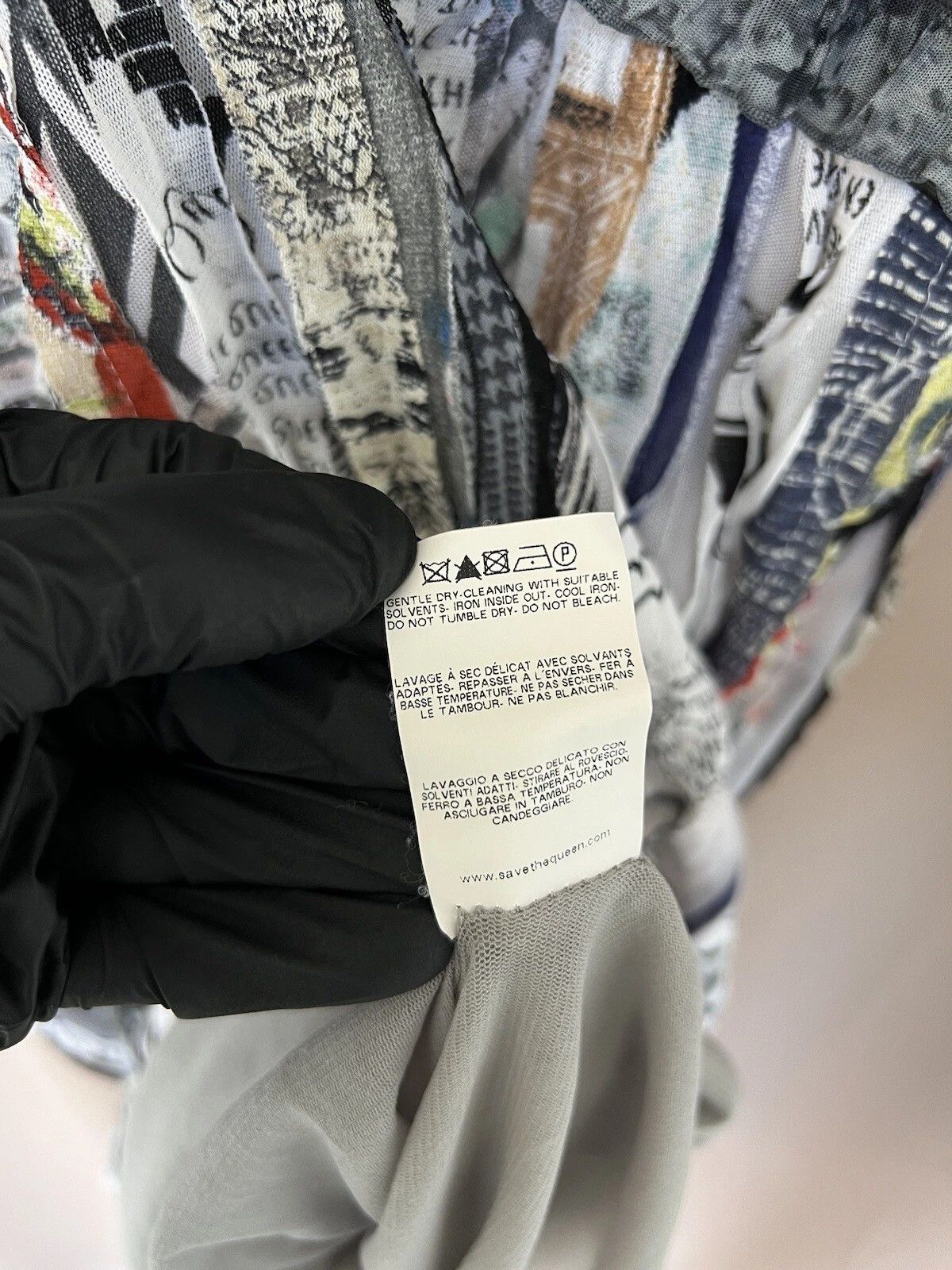 Other Save The Queen Midi Dress Size L Short Sleeve Multicolor Size L / US 10 / IT 46 - 12 Thumbnail