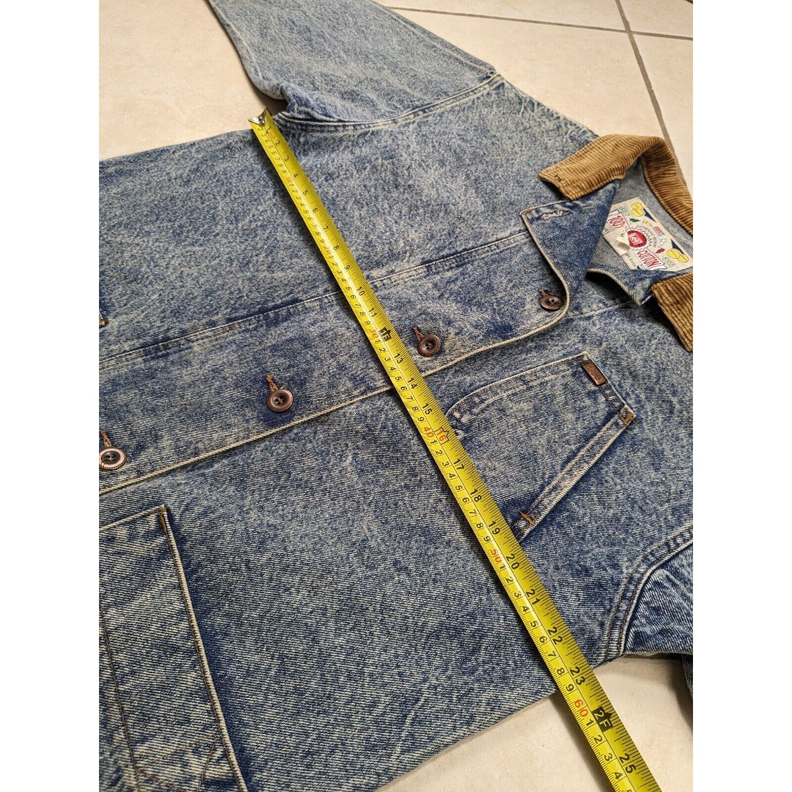 Lee Vtg NWT Lee Denim Rider Jacket Long Railroad Farm Chore Coat Size US M / EU 48-50 / 2 - 12 Thumbnail
