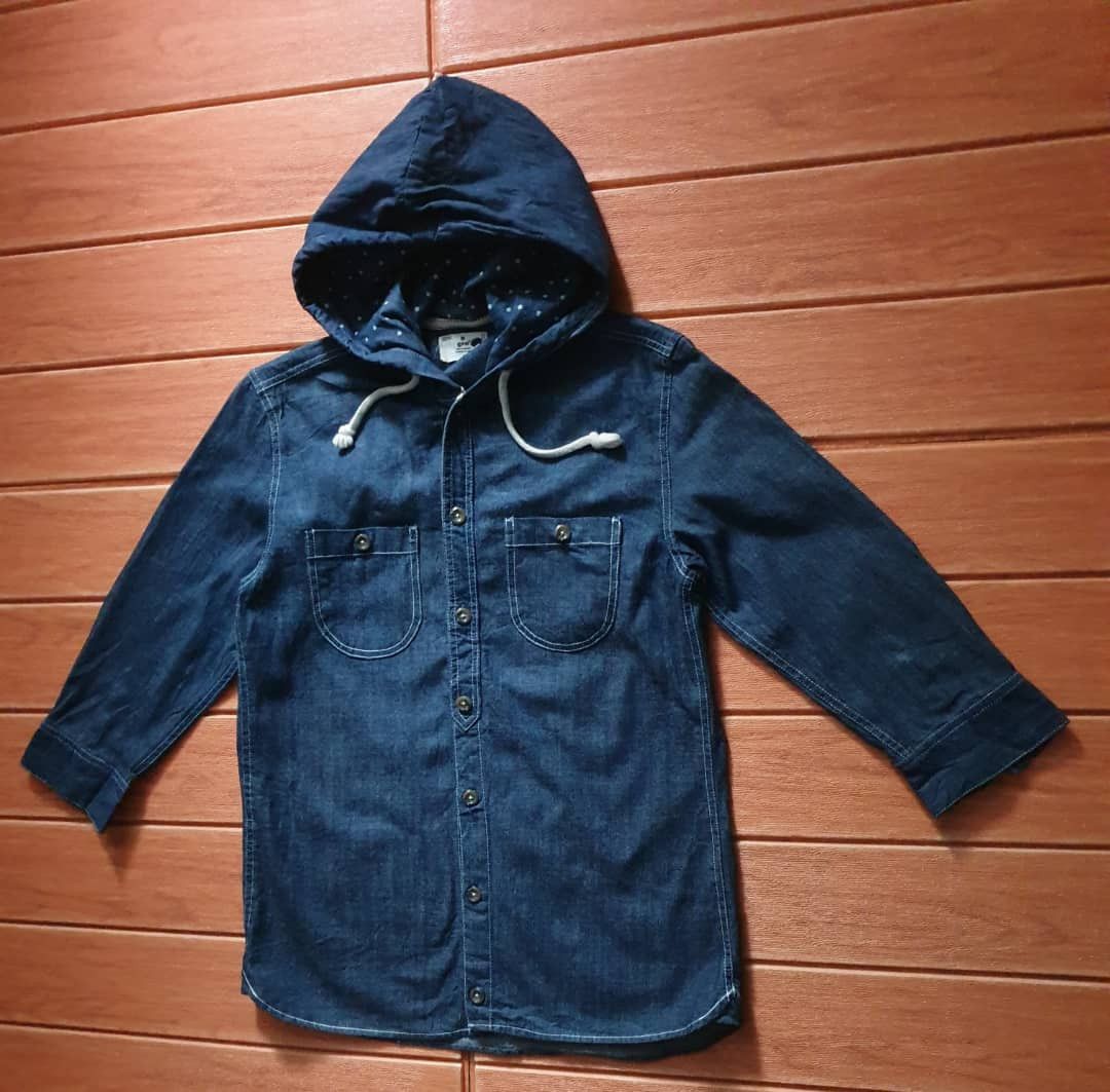 GRN × Japanese Brand Grn Japanese brand blue colour hoodie shirt Size US M / EU 48-50 / 2 - 10 Thumbnail