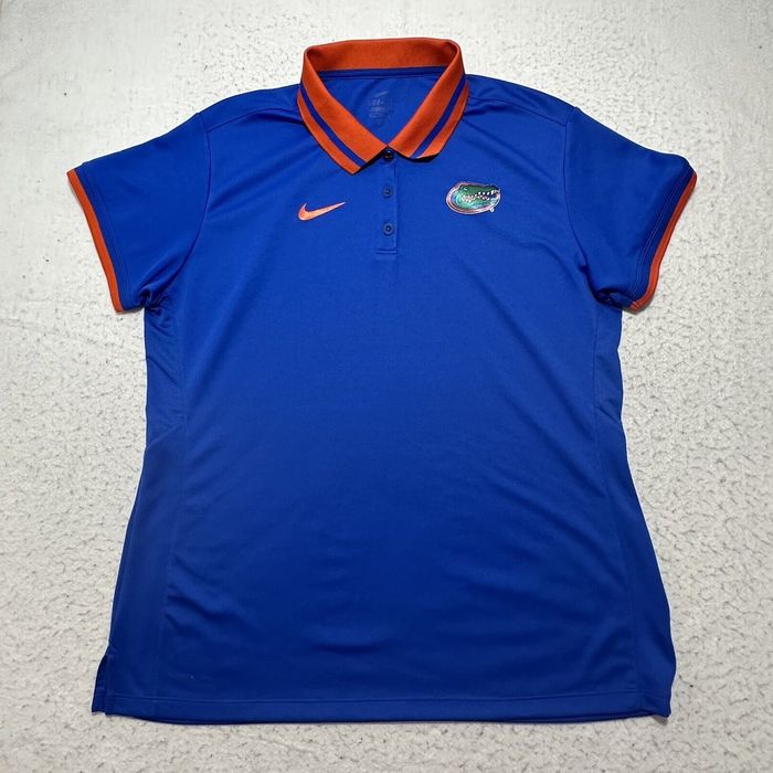 Nike Nike Xl University Of Florida Gators Dri Fit Blue Polo Shirt Grailed 1837