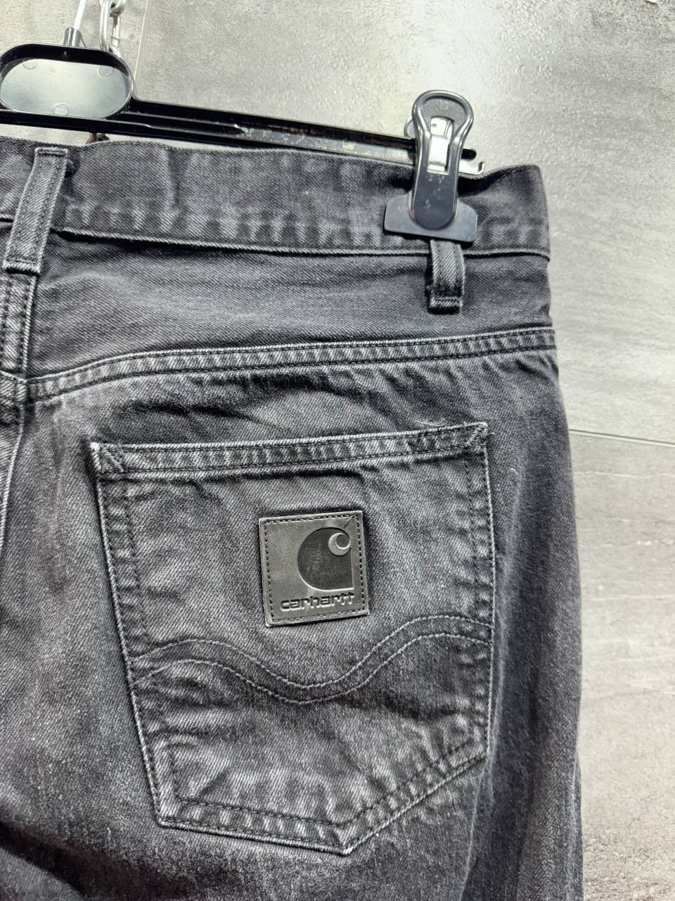 Carhartt Carhartt Texas Pant Jeans Black Denim Size US 31 - 7 Thumbnail