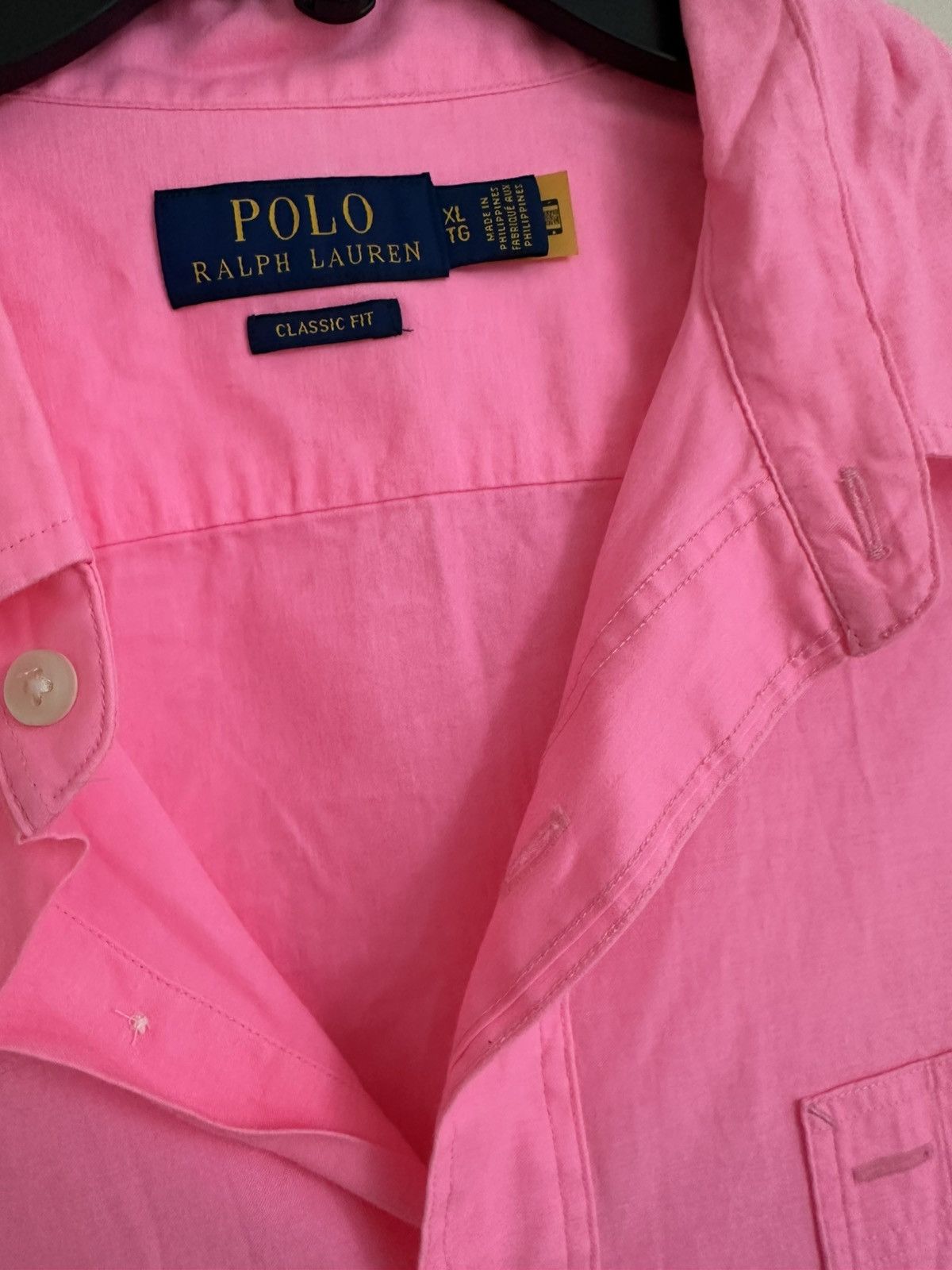 Polo Ralph Lauren Polo Ralph Lauren Classic Fit Shirt Size US XL / EU 56 / 4 - 2 Thumbnail