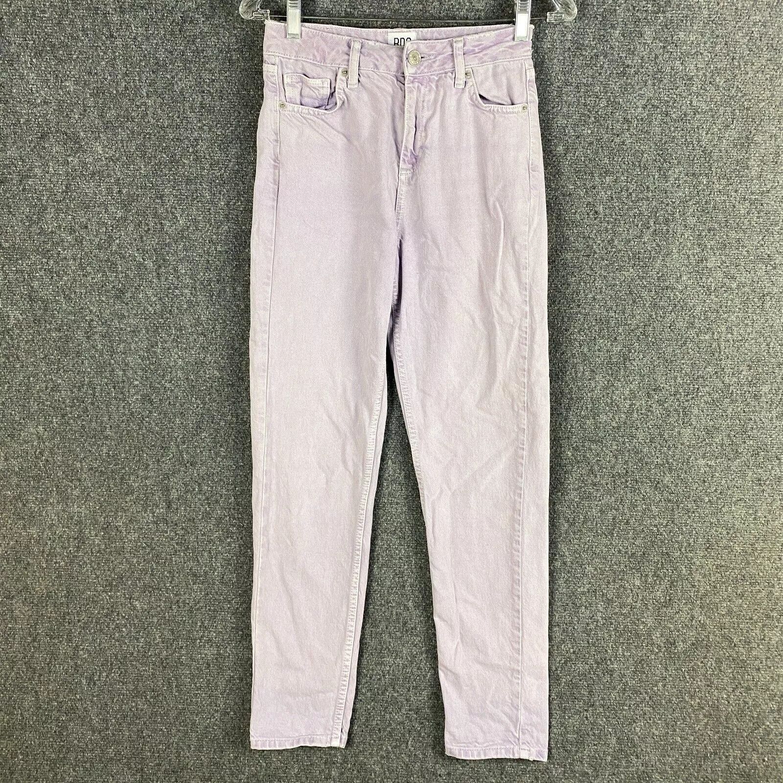Bdg BDG Mom Jeans Women's 26x32 High Rise Cotton Light Purple Size 26" / US 2 / IT 38 - 1 Thumbnail