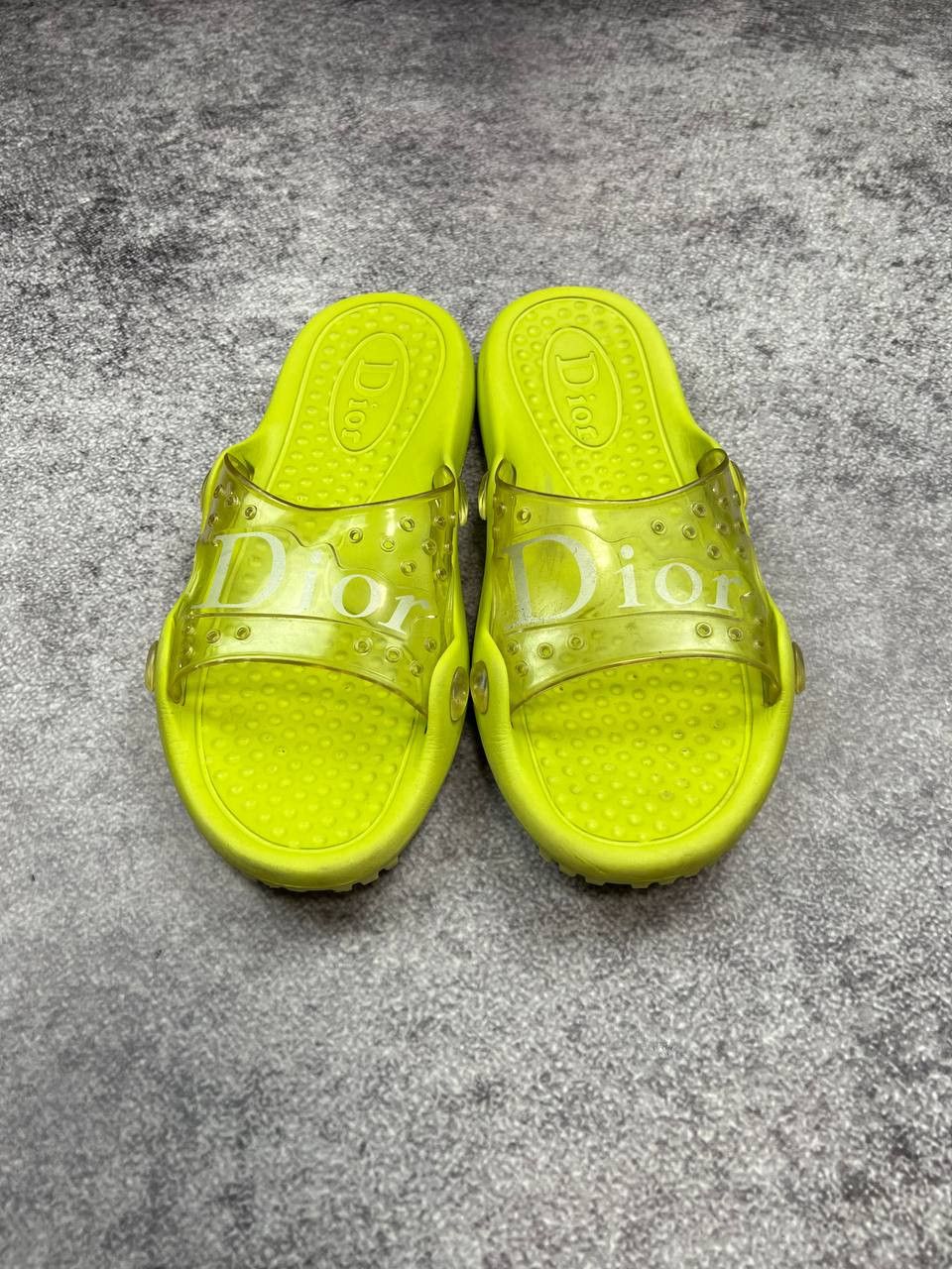 Dior DIOR SS2004 Pink Flip Flops Slides Vintage shoes y2k Size US 11 / IT 41 - 4 Thumbnail