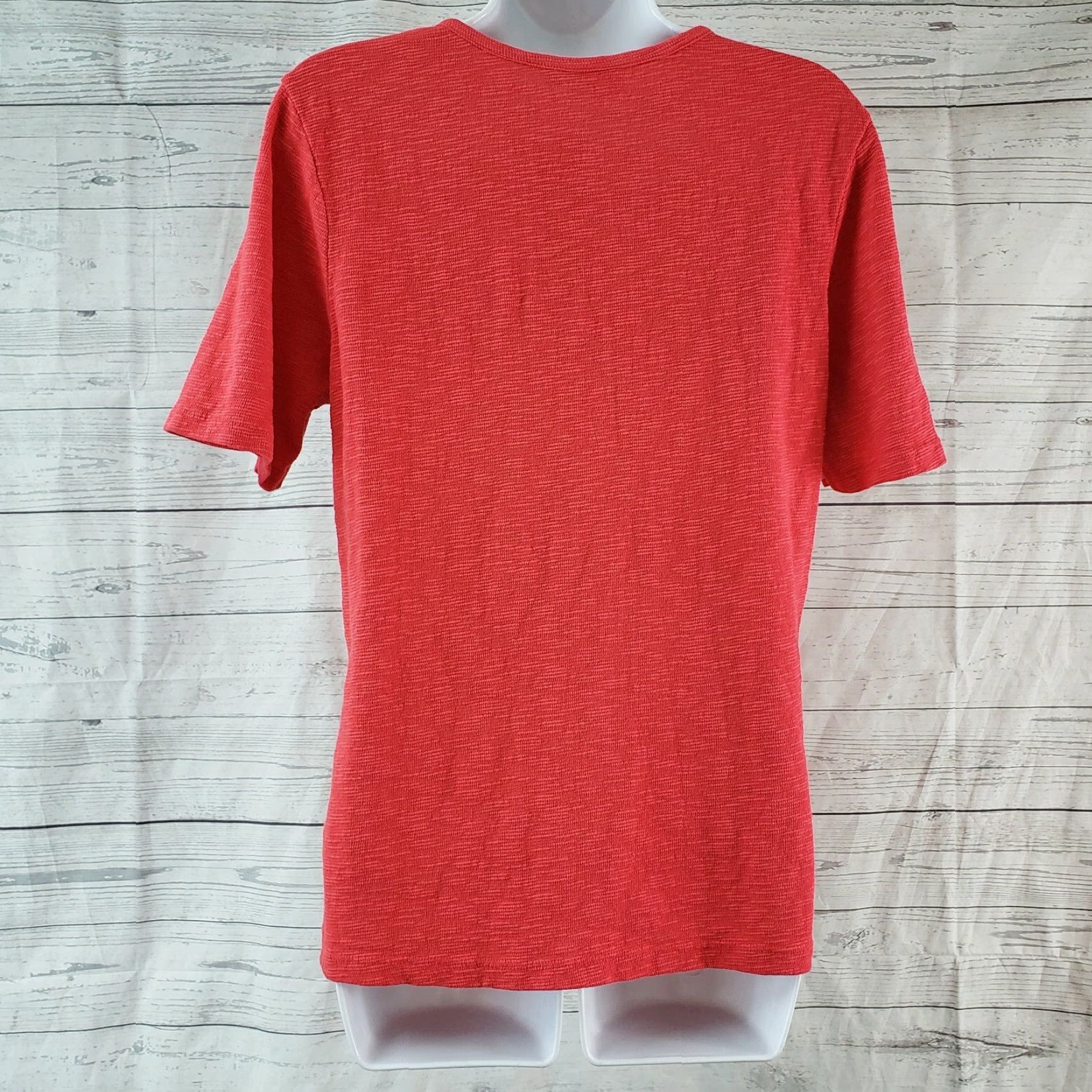 Vintage Prairie Cotton Womens Elbow Tee Sz Medium Pink/Red Textured Shirt Adult M Pink Size M / US 6-8 / IT 42-44 - 4 Thumbnail