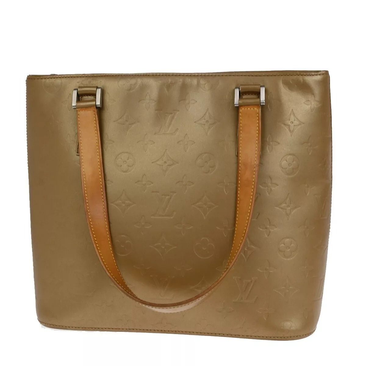 Louis Vuitton Monogram Mat Stockton Shoulder Bag Beige, Women's
