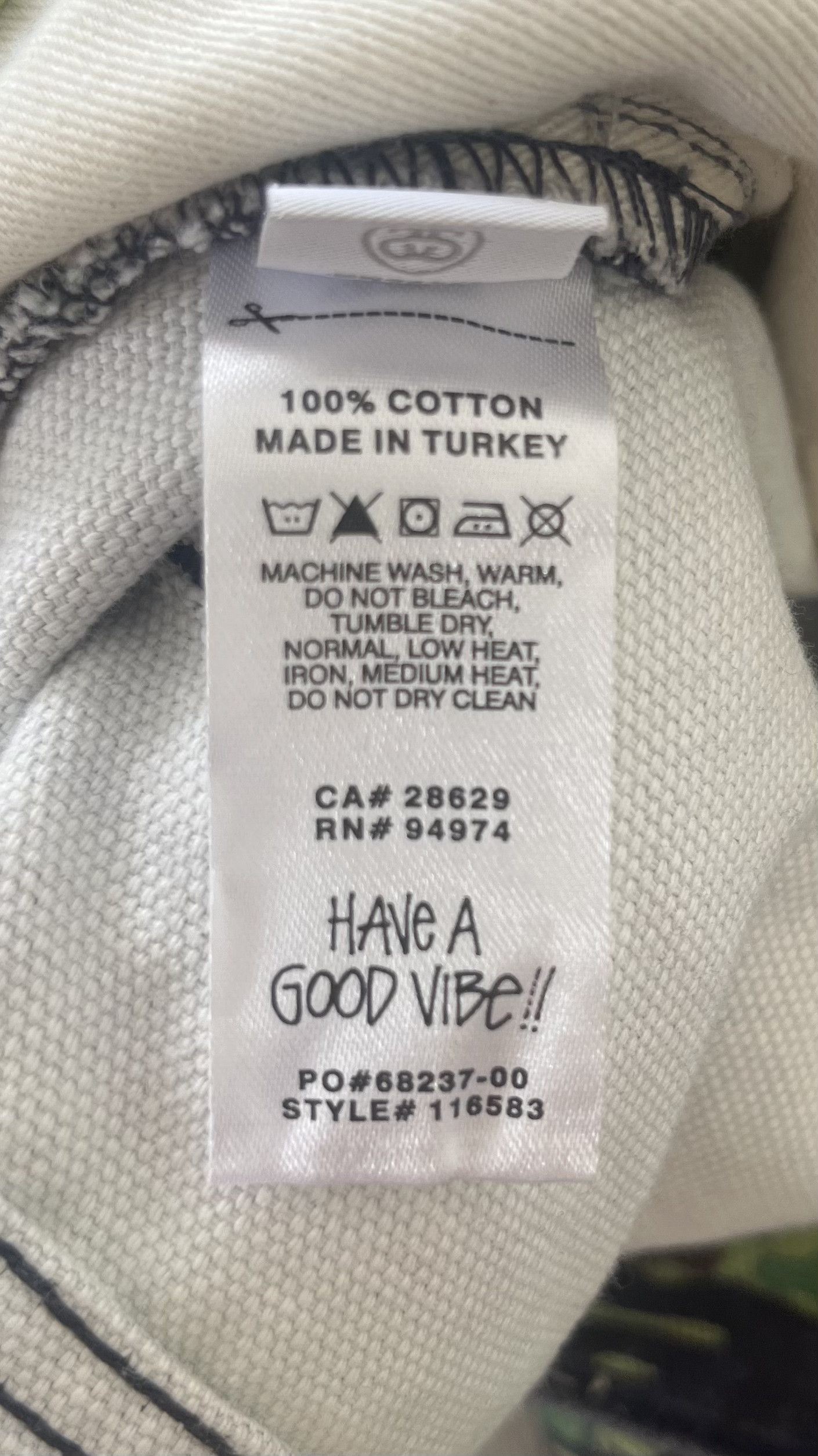 Stussy x Lucien Tigris Canvas Big Ol' Jean 'Black