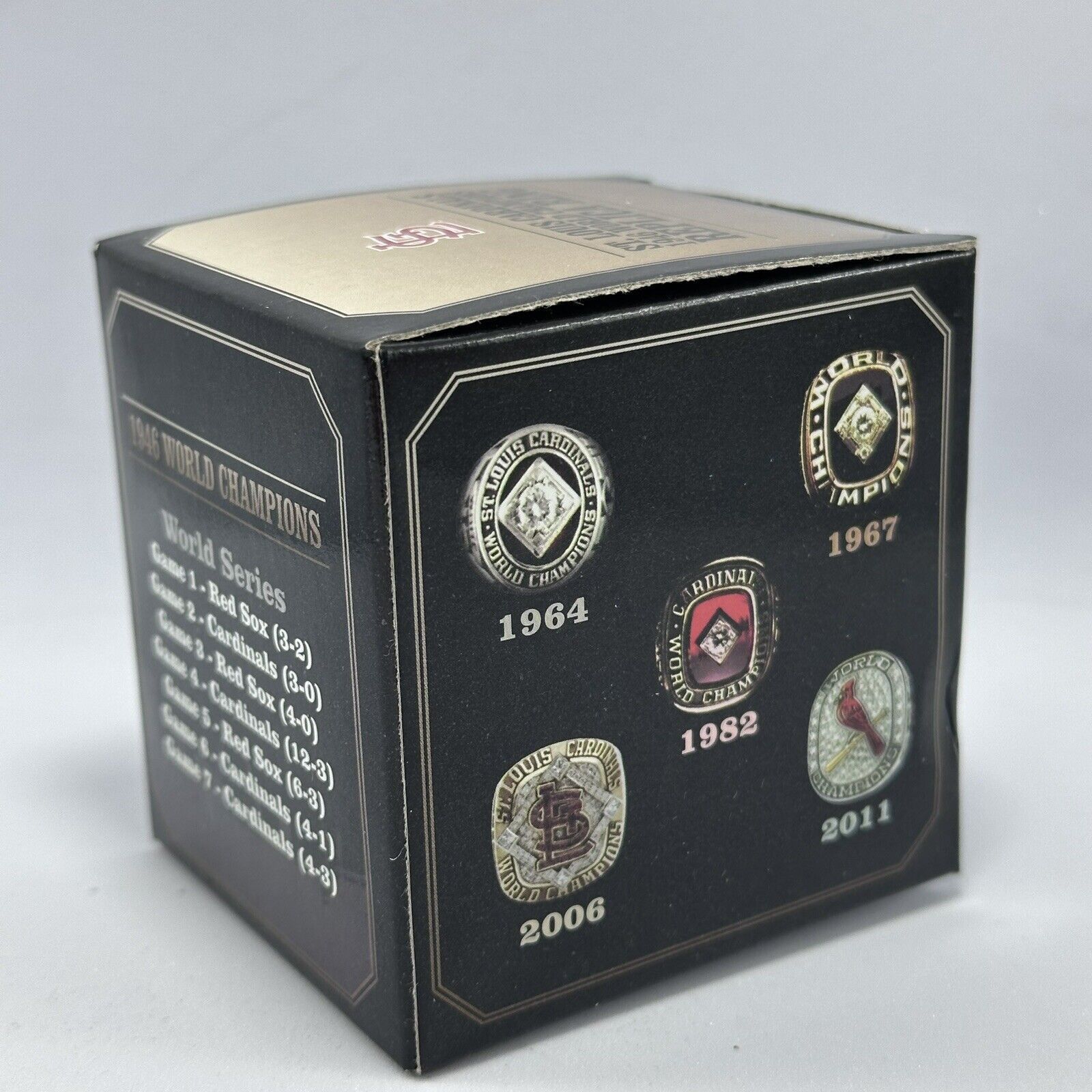 MLB St. Louis Cardinals Replica Ring 1946 World Champions Gold Size ONE SIZE - 8 Thumbnail