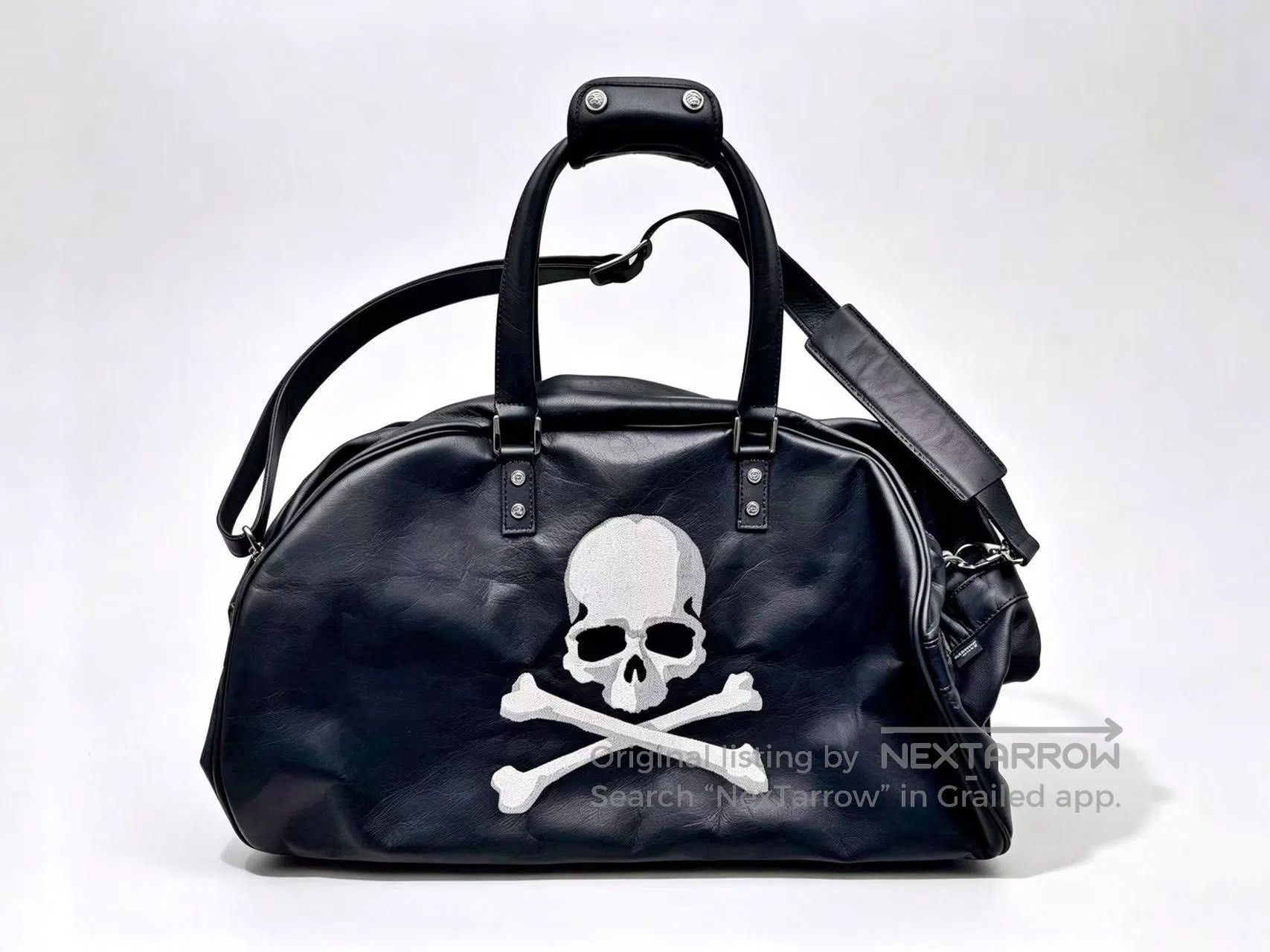Mastermind Japan mastermind Japan MMJ Leather Boston Bag. Size ONE SIZE - 5 Thumbnail