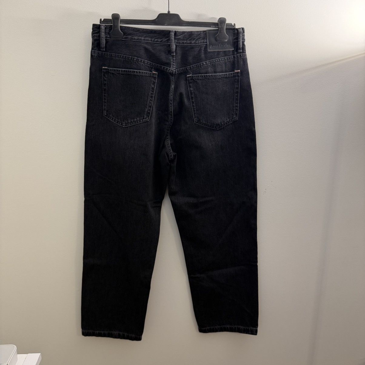 Acne Studios Toj Straight Fit Denim in Vintage Black Size US 33 - 3 Thumbnail